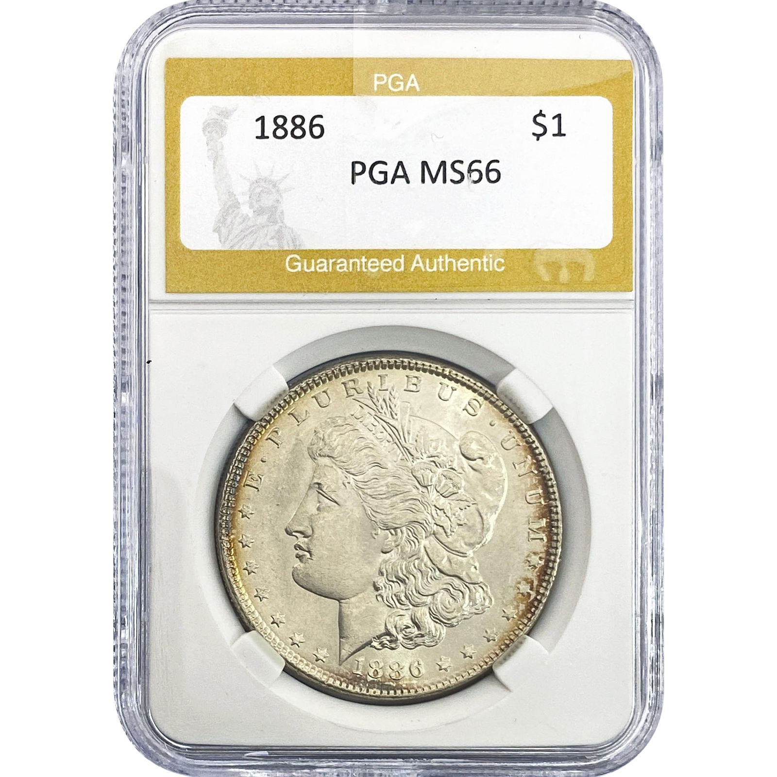 1886 Morgan Silver Dollar PGA MS66 (1 of 2)