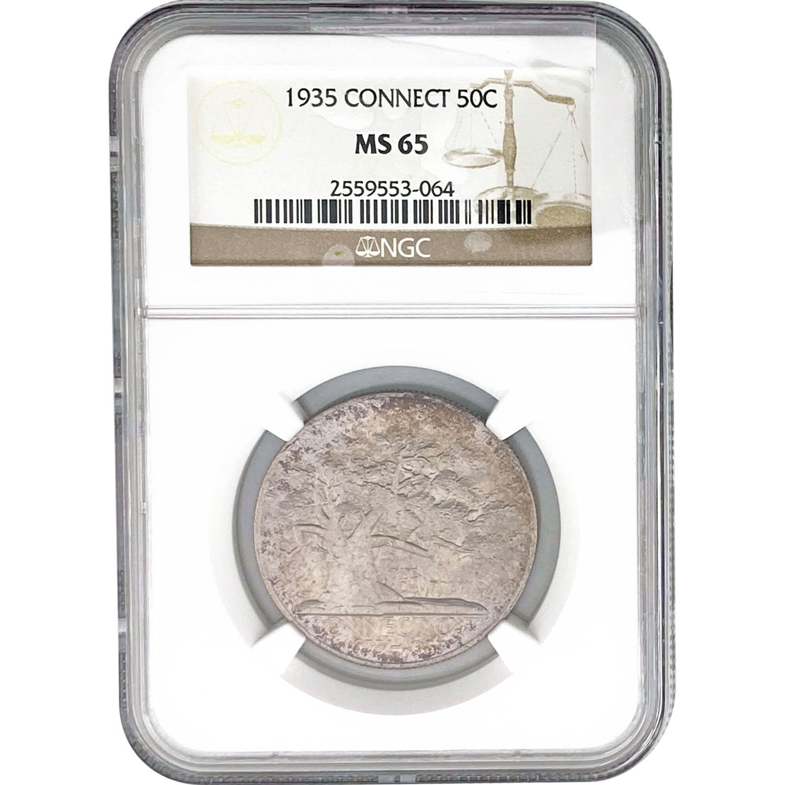 1935 Connecticut Half Dollar NGC MS65 (1 of 2)