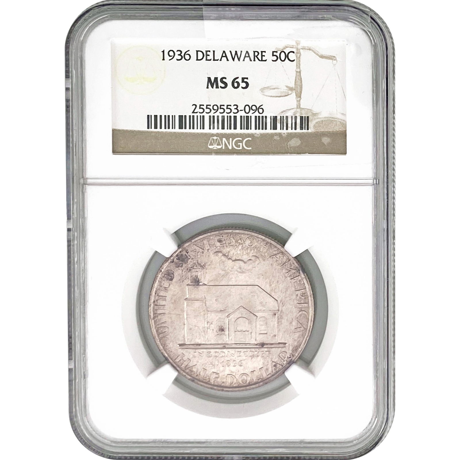 1936 Delaware Half Dollar NGC MS65 (1 of 2)