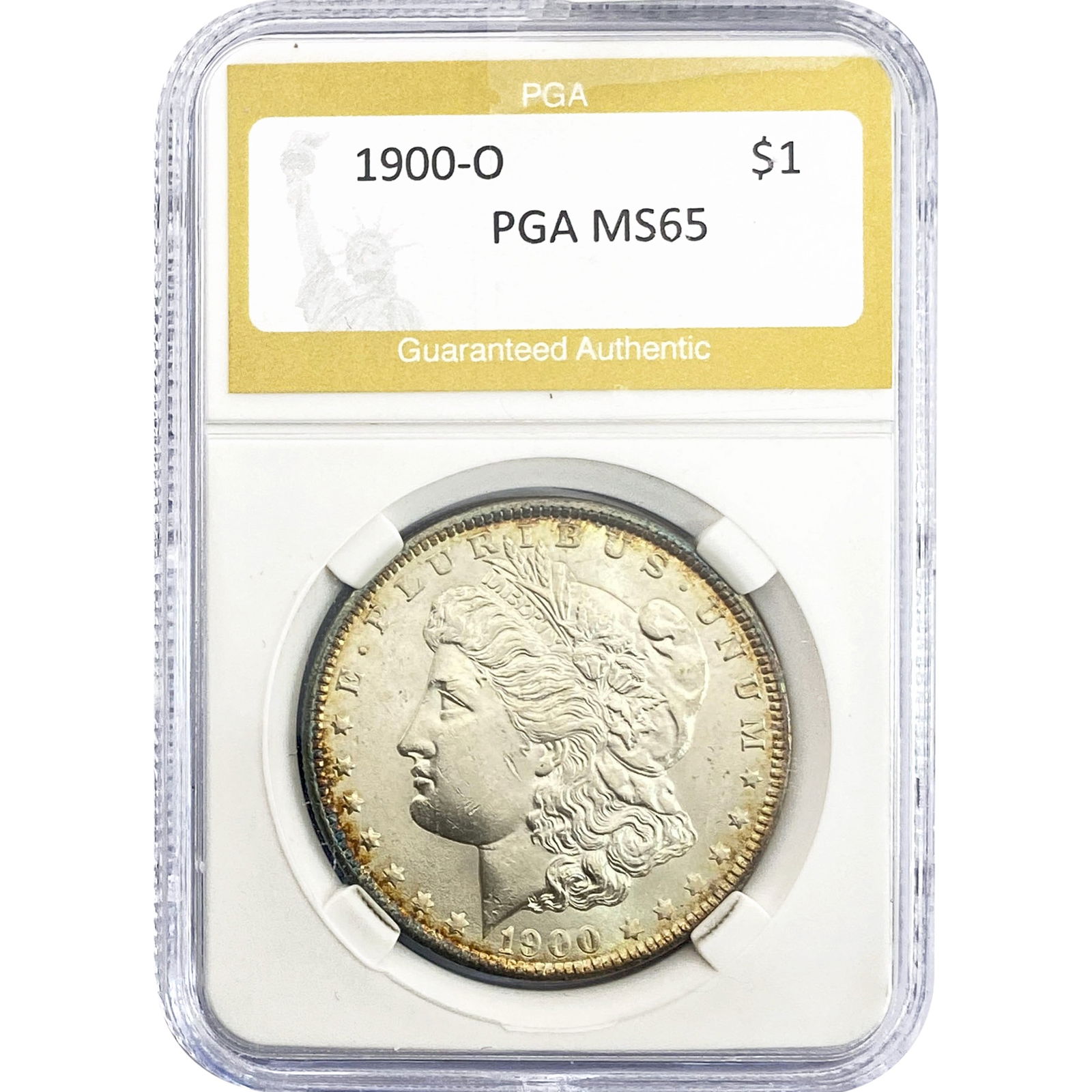 1900-O Morgan Silver Dollar PGA MS65 (1 of 2)