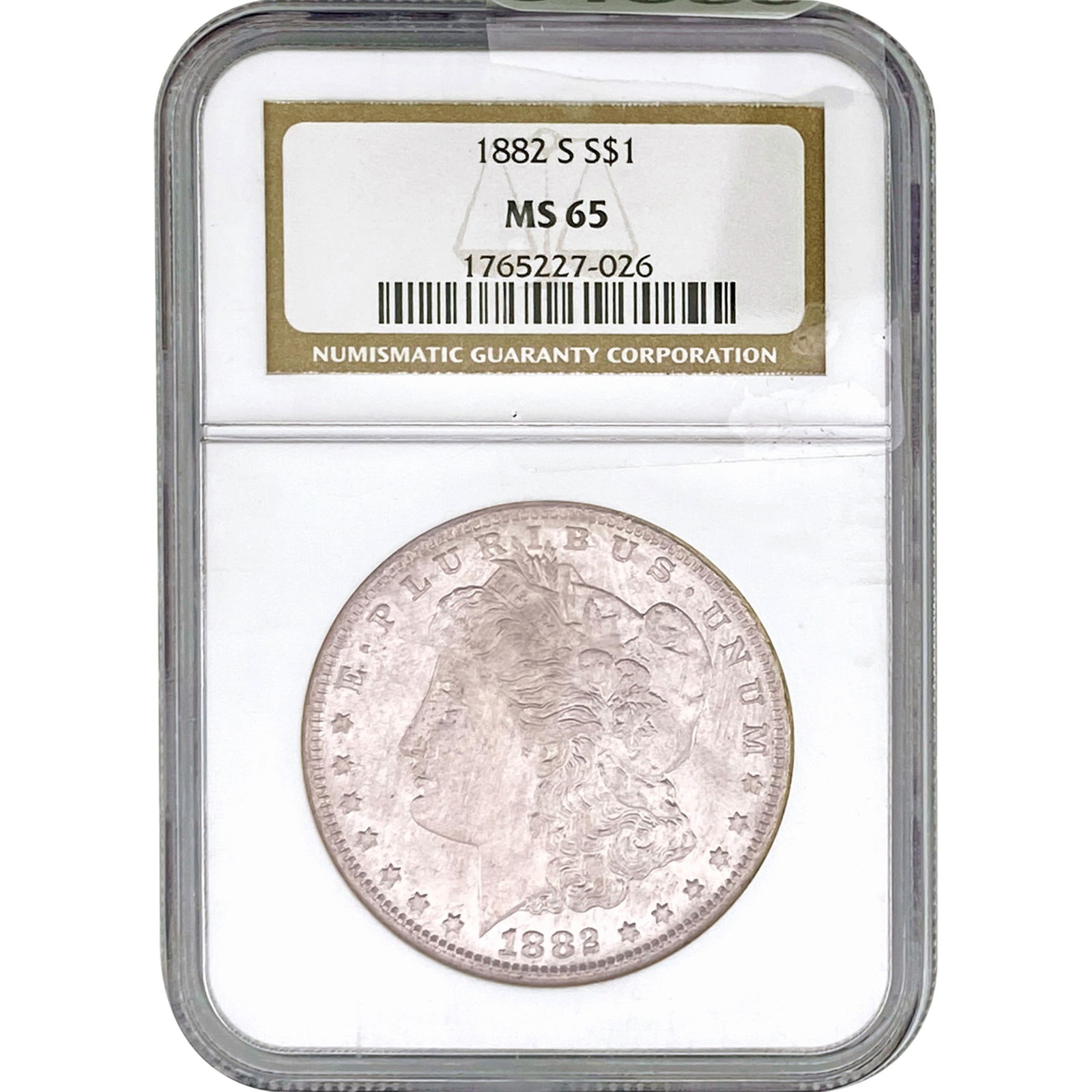1882-S Morgan Silver Dollar NGC MS65 (1 of 2)