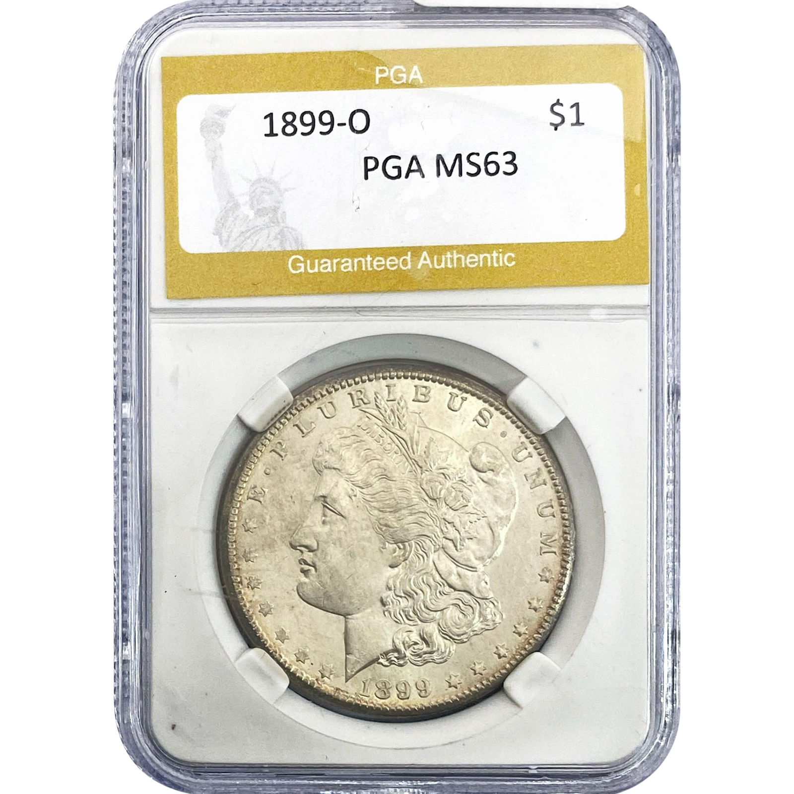 1899-O Morgan Silver Dollar PGA MS63 (1 of 2)