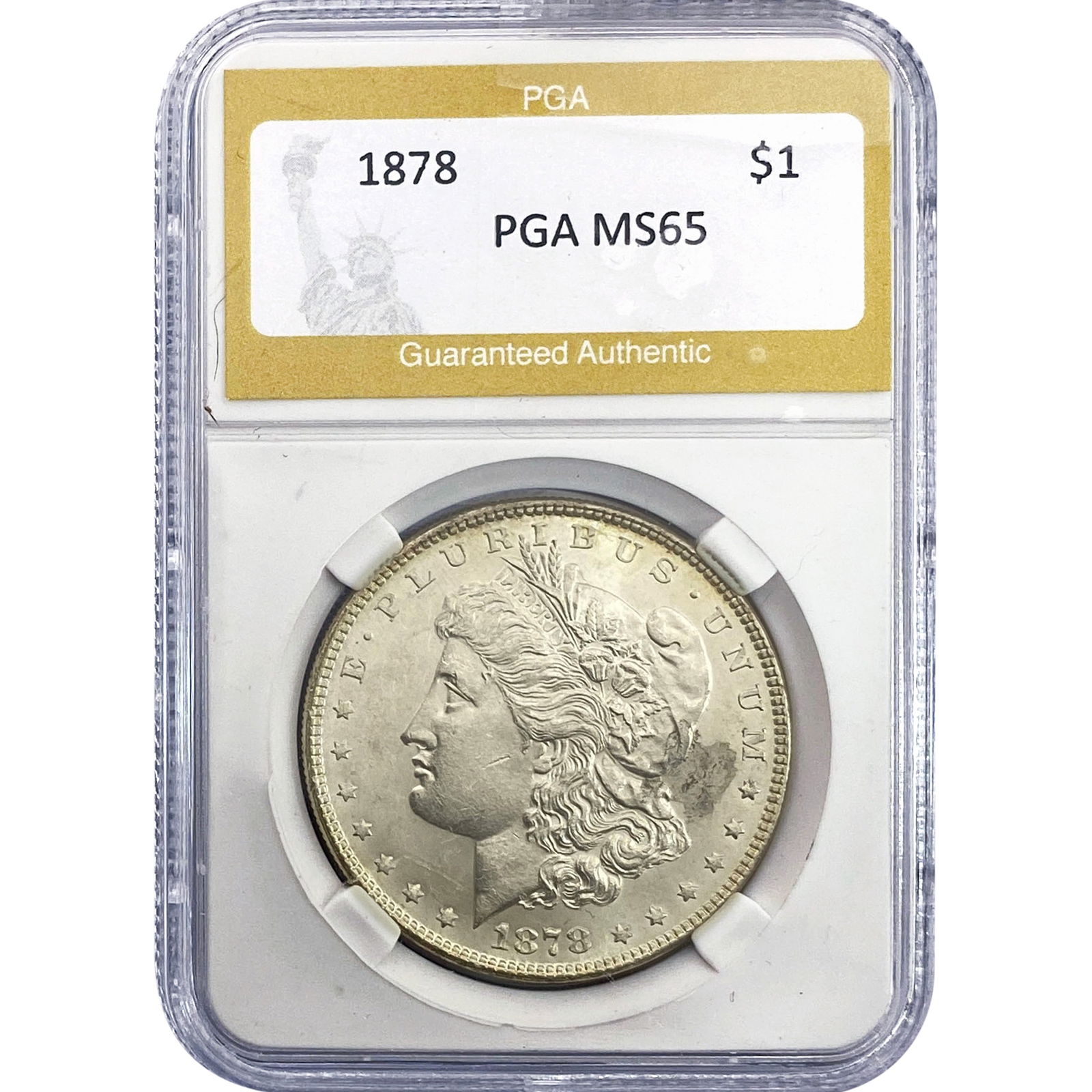 1878 Morgan Silver Dollar PGA MS65 (1 of 2)