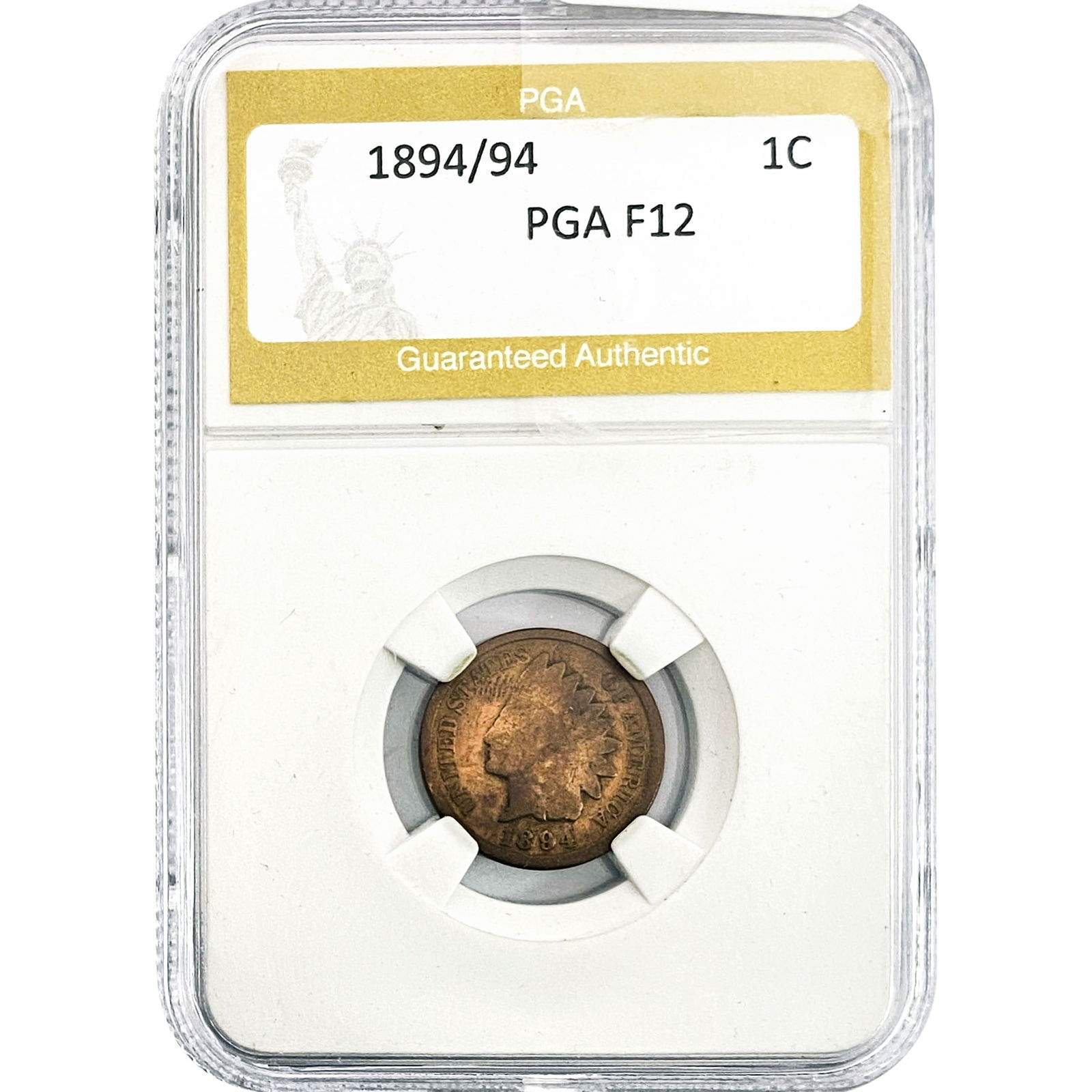 1894/94 Indian Head Cent PGA F12 (1 of 2)
