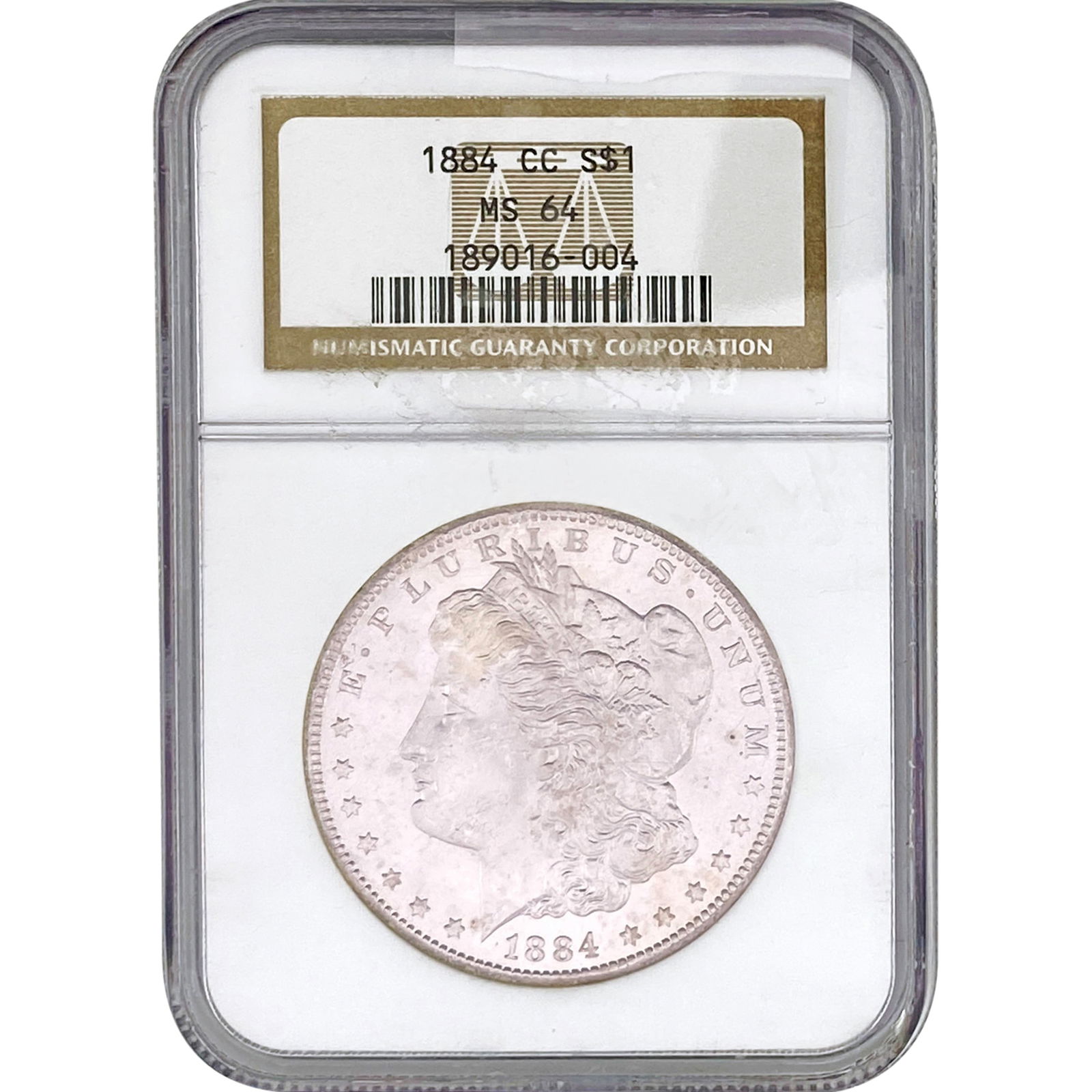 1884-CC Morgan Silver Dollar NGC MS64 (1 of 2)