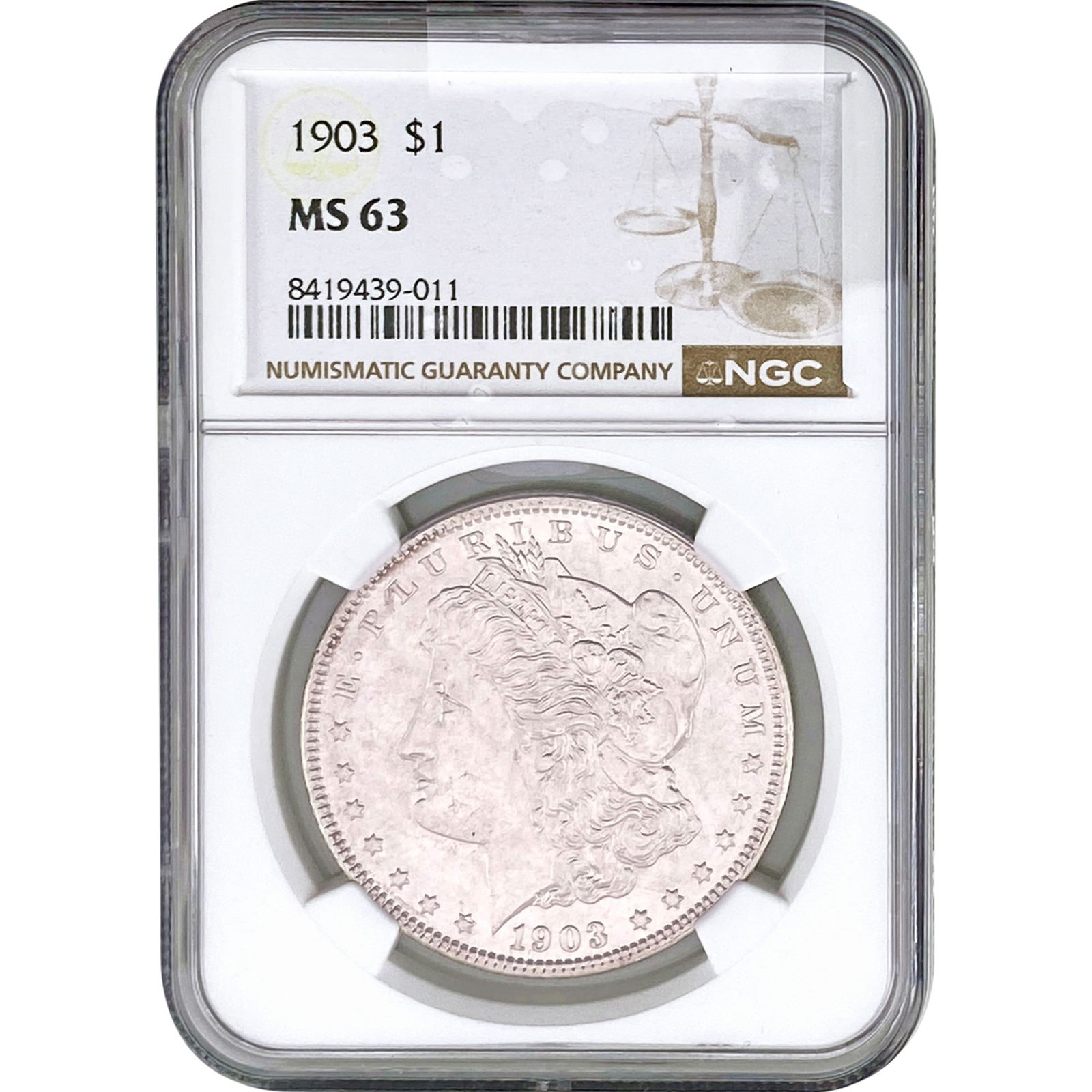 1903 Morgan Silver Dollar NGC MS63 (1 of 2)