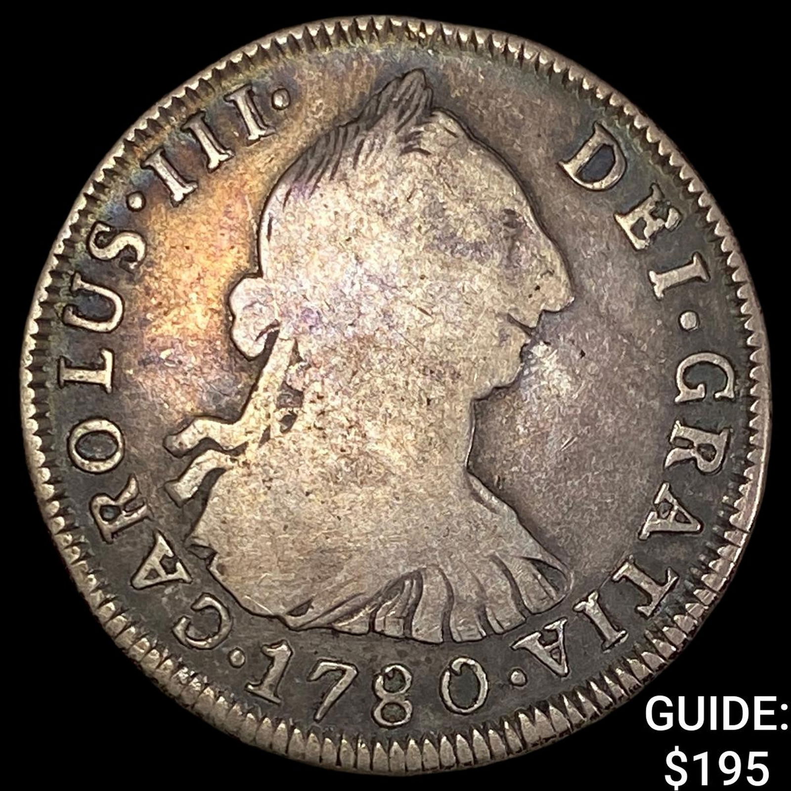 1780 Bolivia Silver 4 Reales NEARLY UNCIRCULATED (1 of 2)