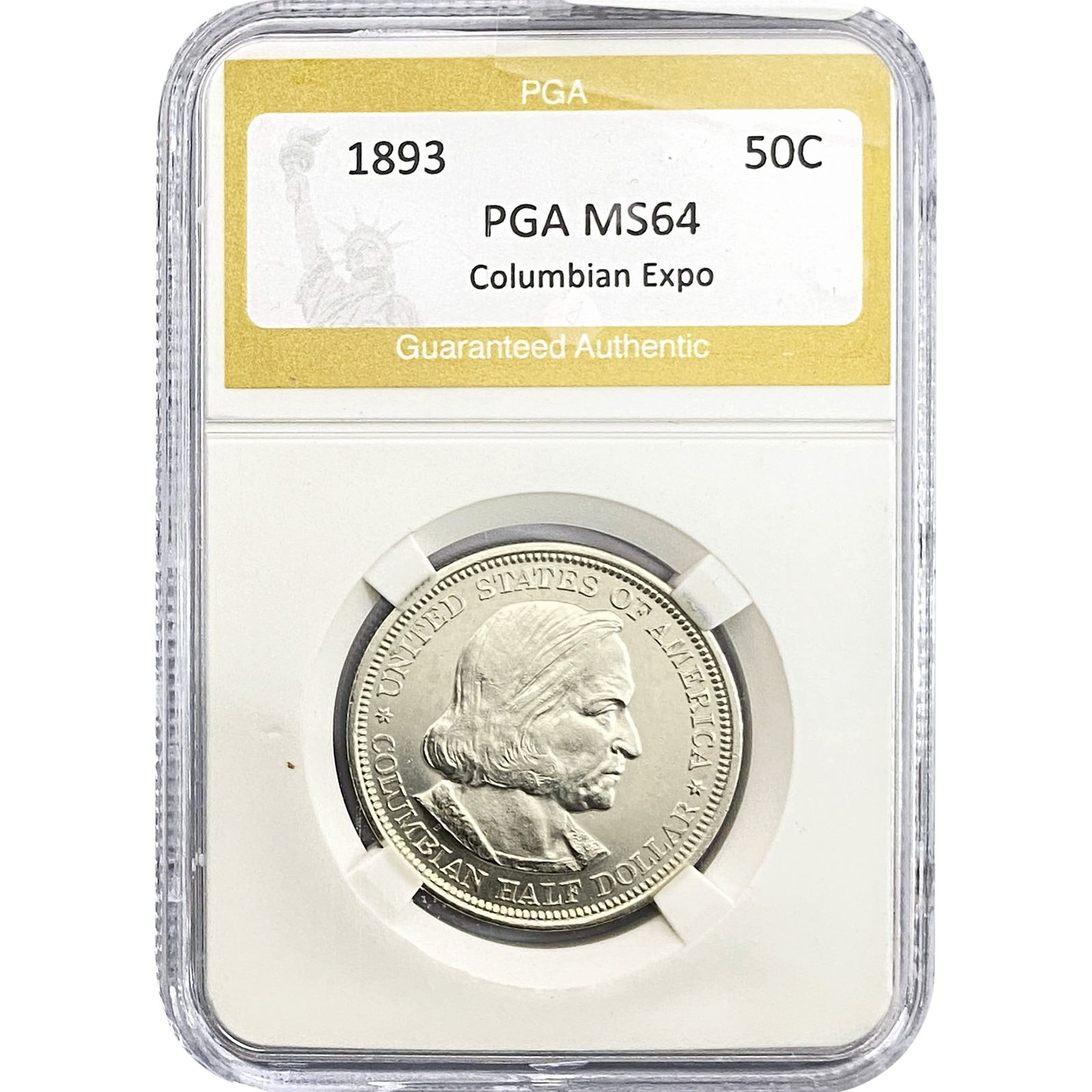 1893 Columbian Expo Half Dollar PGA MS64 (1 of 2)