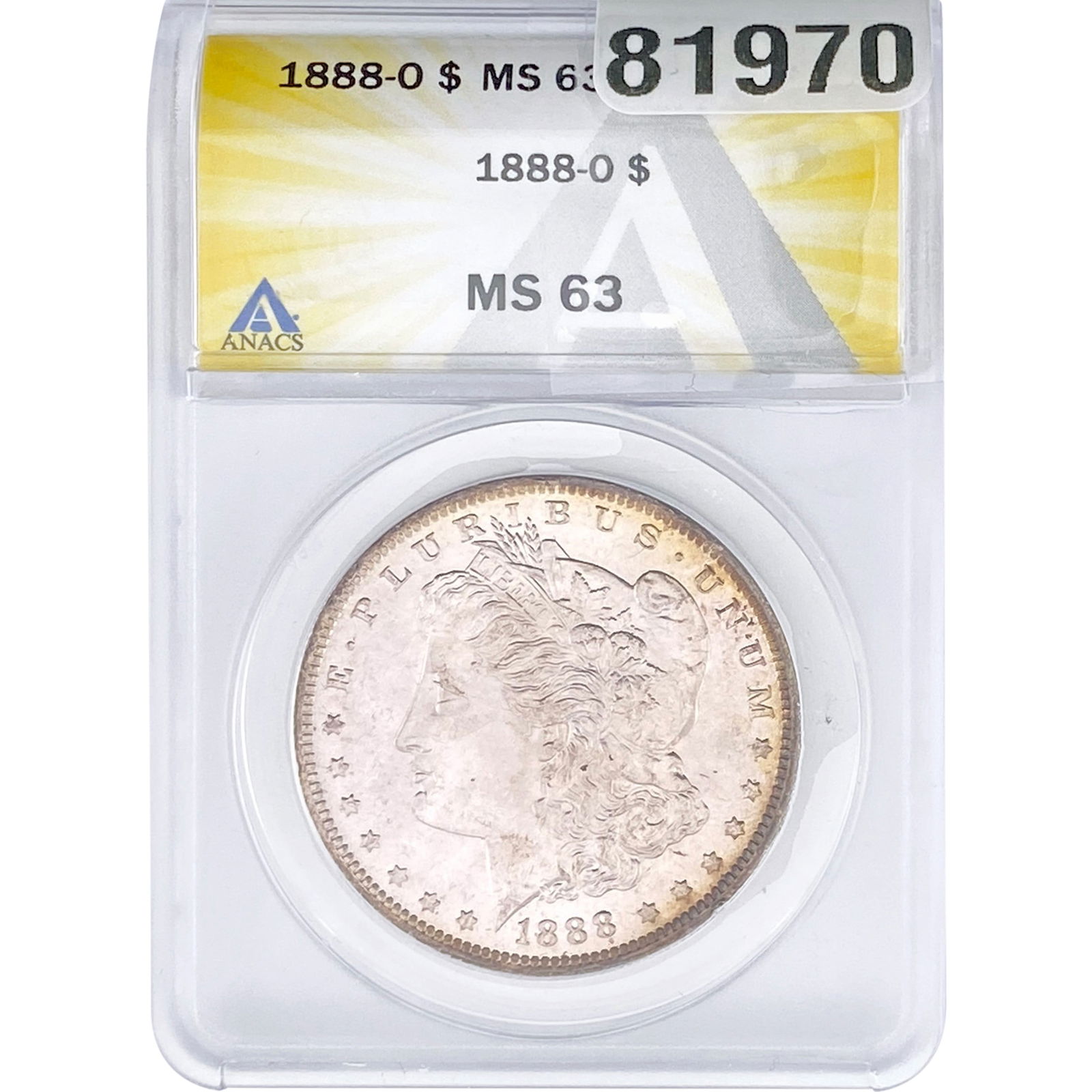 1880-O Morgan Silver Dollar ANACS MS63 (1 of 2)