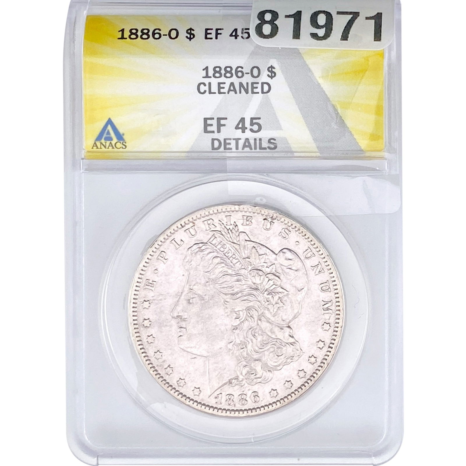 1886-O Morgan Silver Dollar ANACS EF45 (1 of 2)