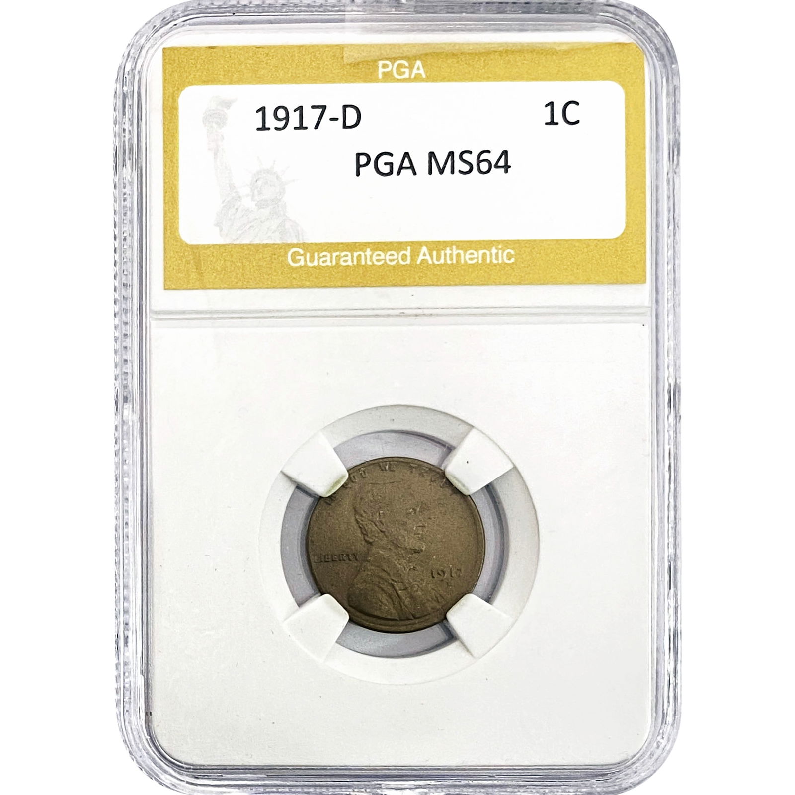 1917-D Wheat Cent PGA MS64 (1 of 2)