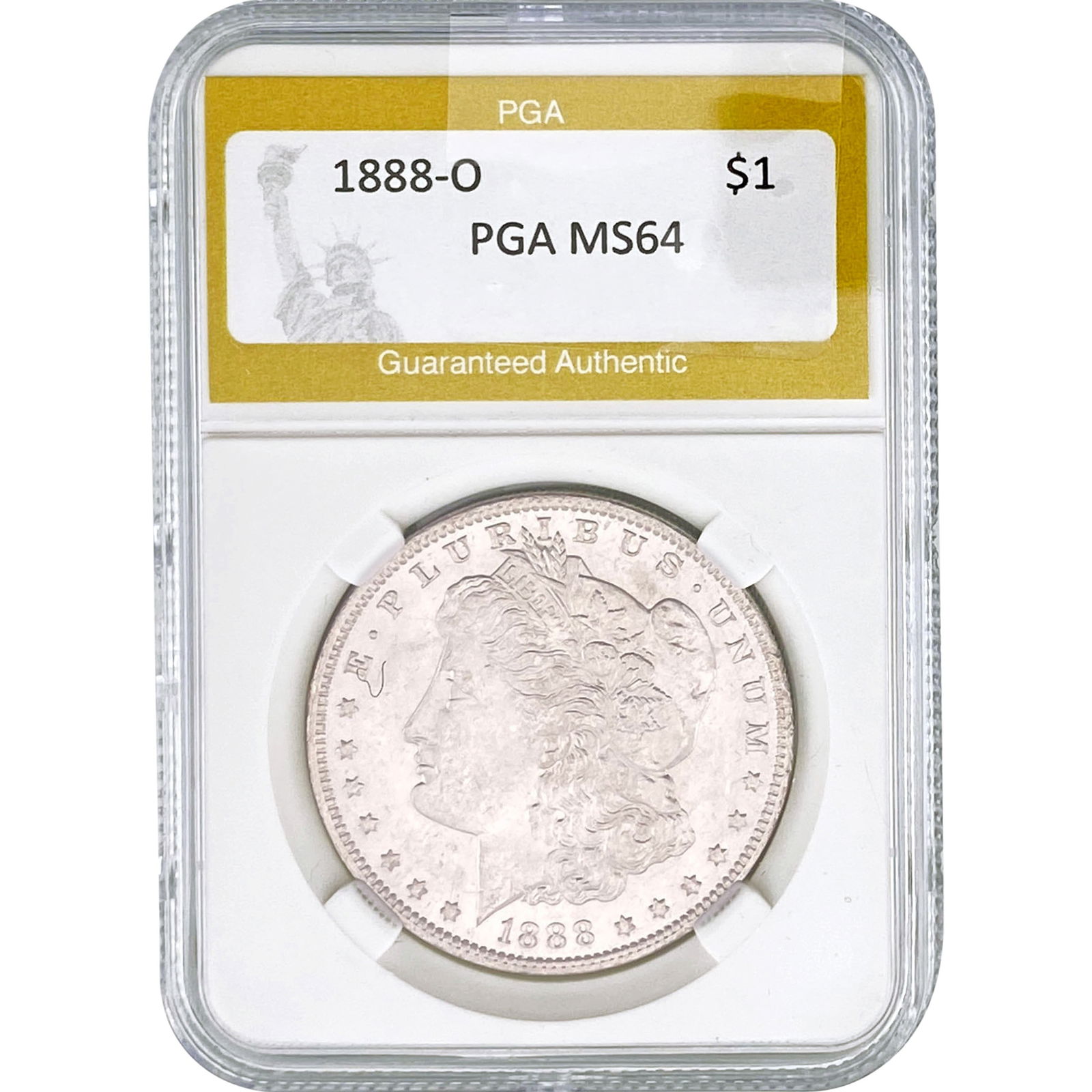 1888-O Morgan Silver Dollar PGA MS64 (1 of 2)