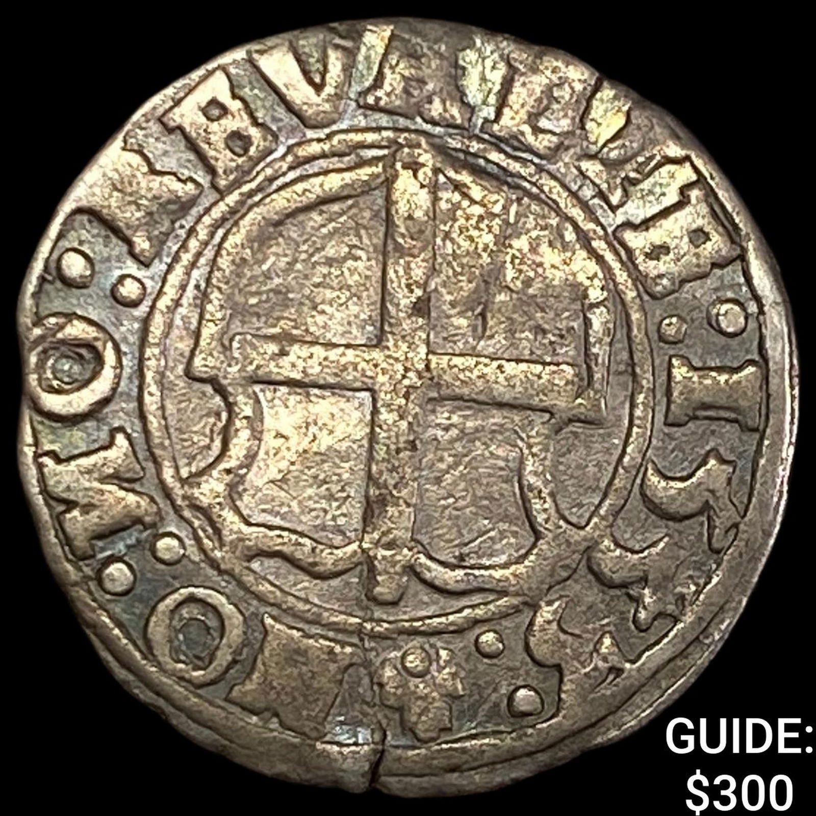 1553 Medieval Estonia Livonia Silver Shilling NEARLY UNCIRCULATED (1 of 2)