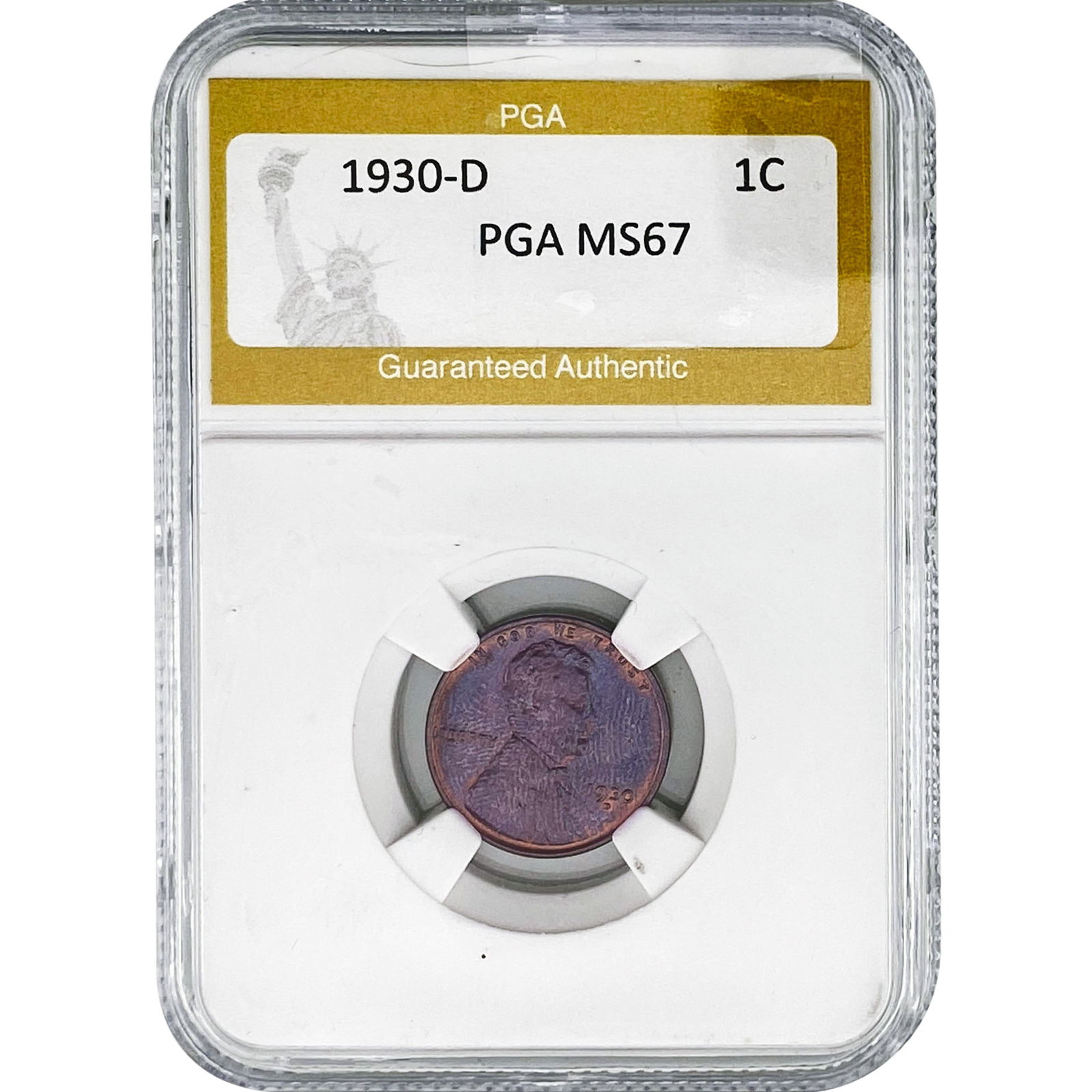 1930-D Wheat Cent PGA MS67 (1 of 2)