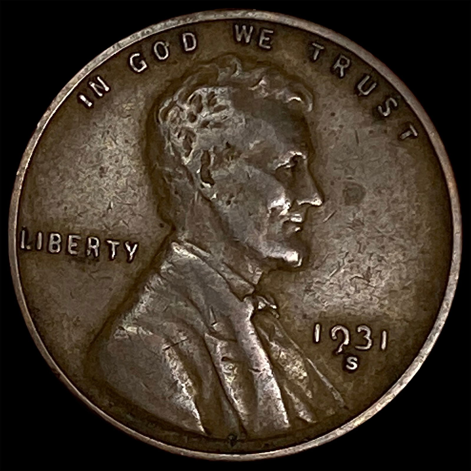 1931-S Lincoln Wheat Cent NEARLY UNCIRCULATED (1 of 2)