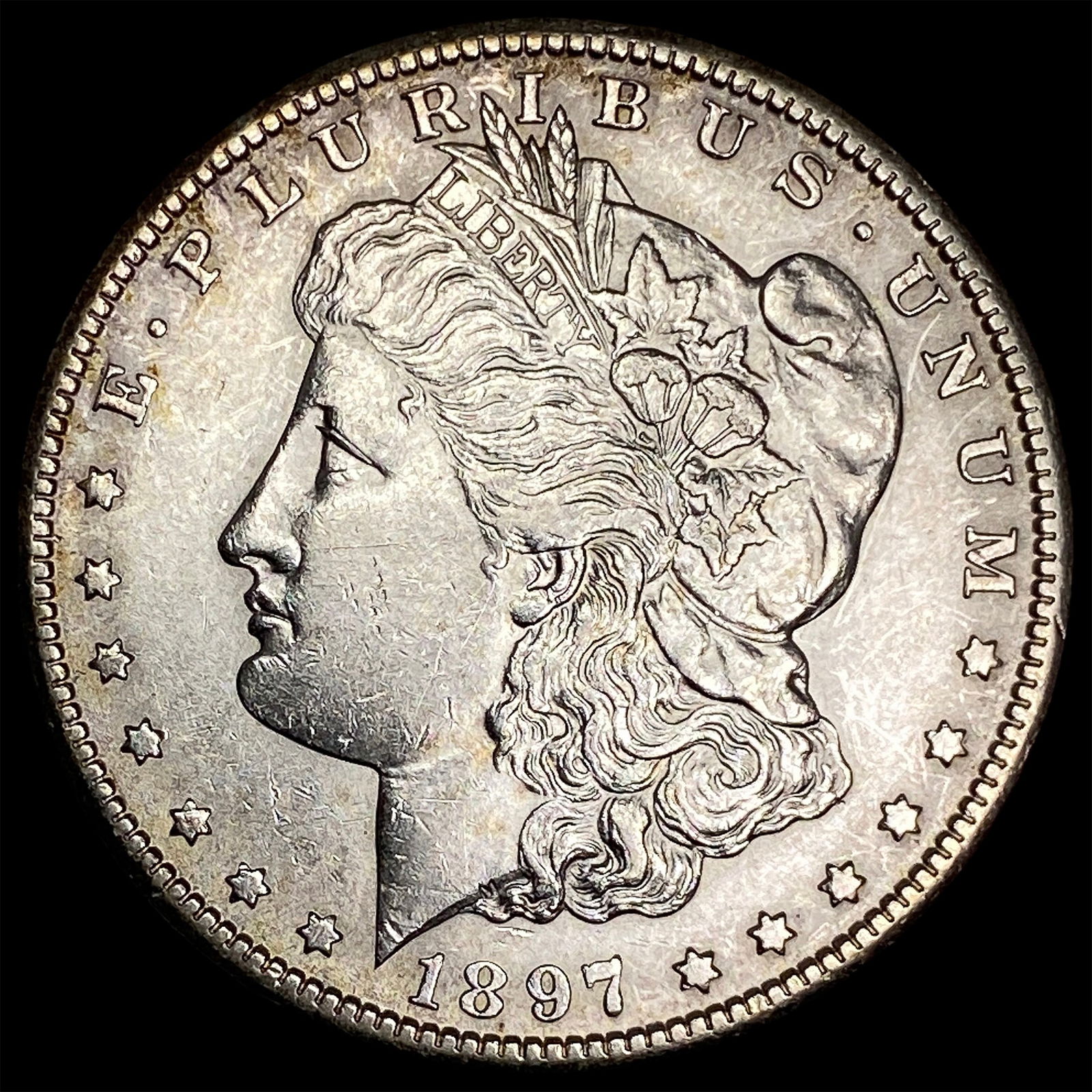 1897-S Silver Morgan Dollar CLOSELY UNCIRCULATED (1 of 2)