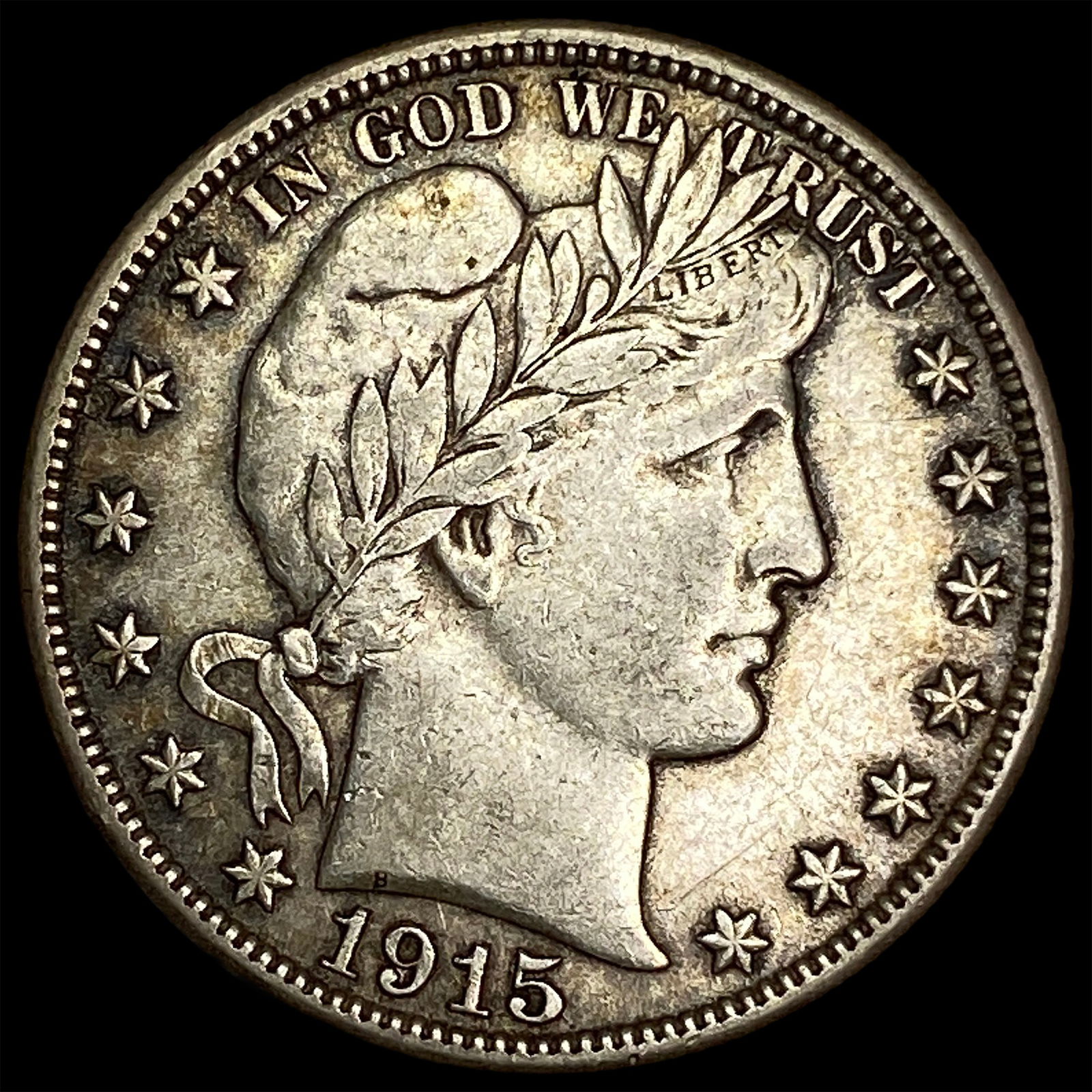 1915-D Silver Barber Half Dollar NEARLY UNCIRCULATED (1 of 2)