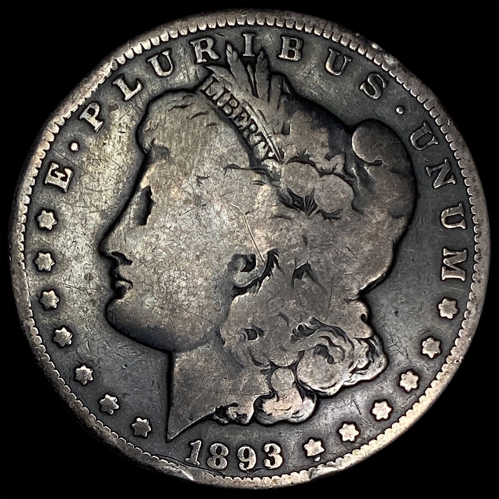 1893-O Silver Morgan Dollar HIGH GRADE (1 of 2)