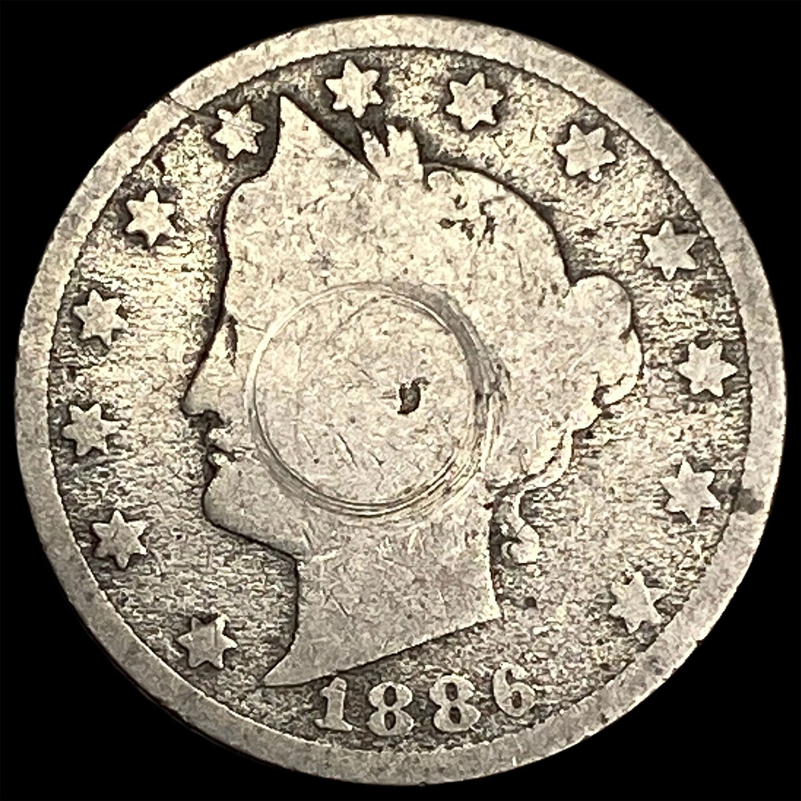 1886 Liberty Head Nickel HIGH GRADE (1 of 2)