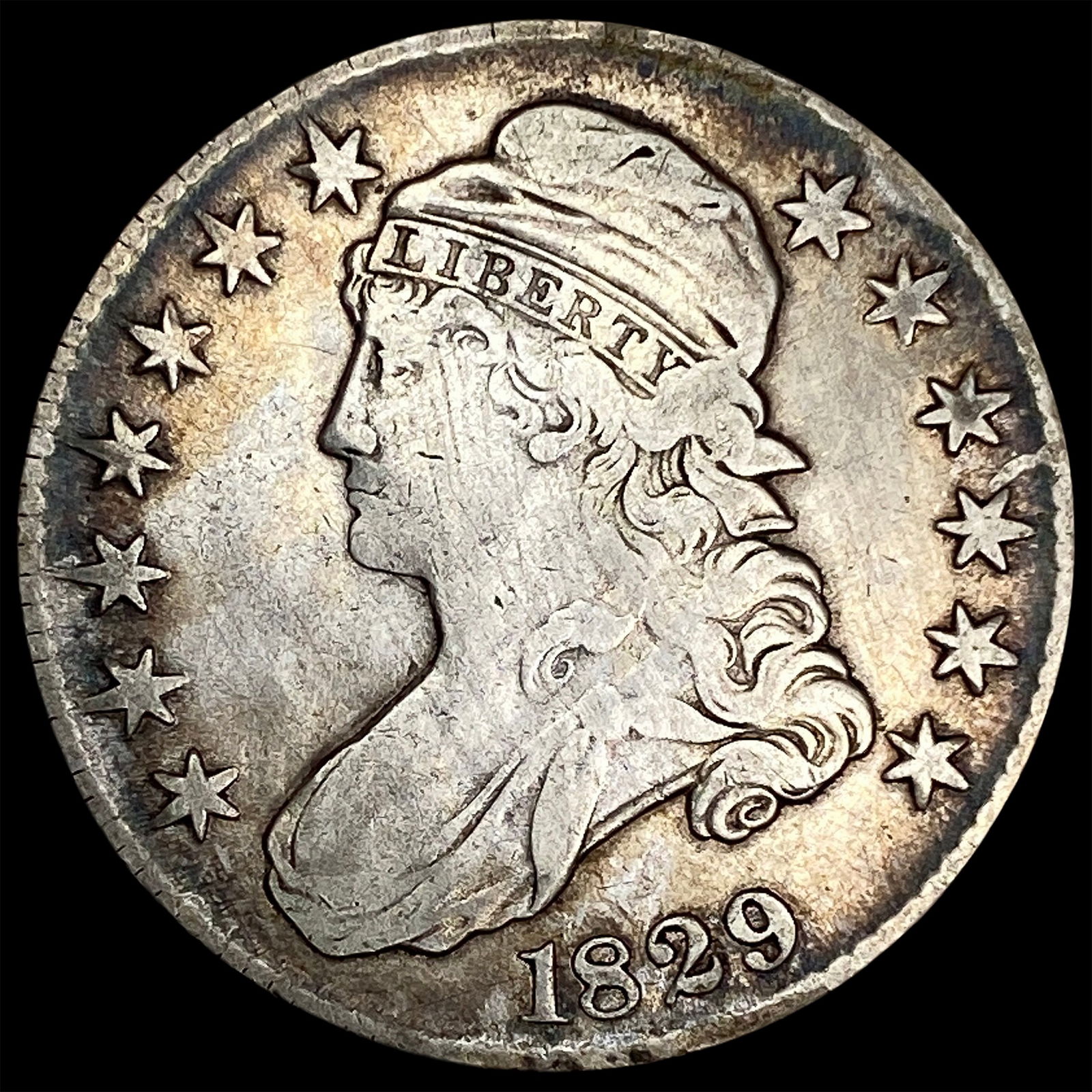 1829 Capped Bust Half Dollar HIGH GRADE (1 of 2)