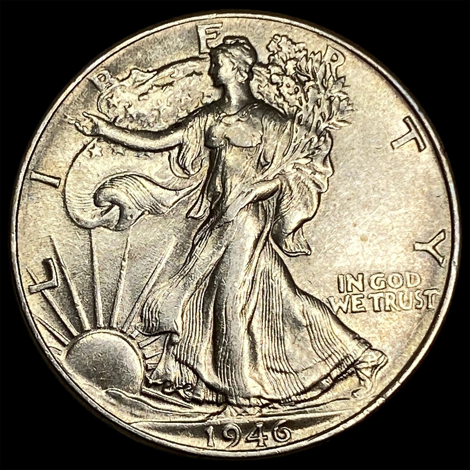 1946 Silver Half Dollar (Walking Liberty) UNCIRCULATED (1 of 2)