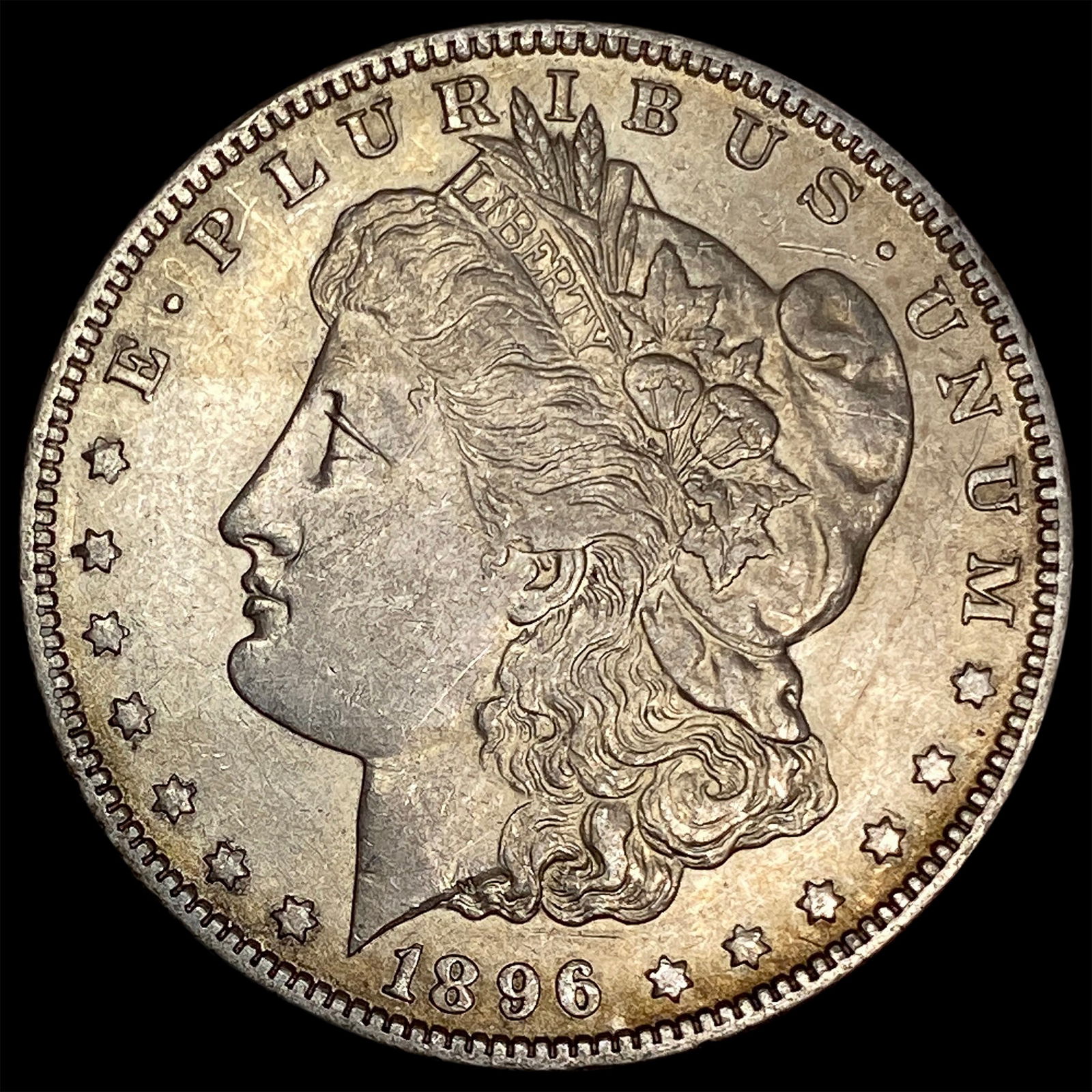 1896 Silver Morgan Dollar CLOSELY UNCIRCULATED (1 of 2)