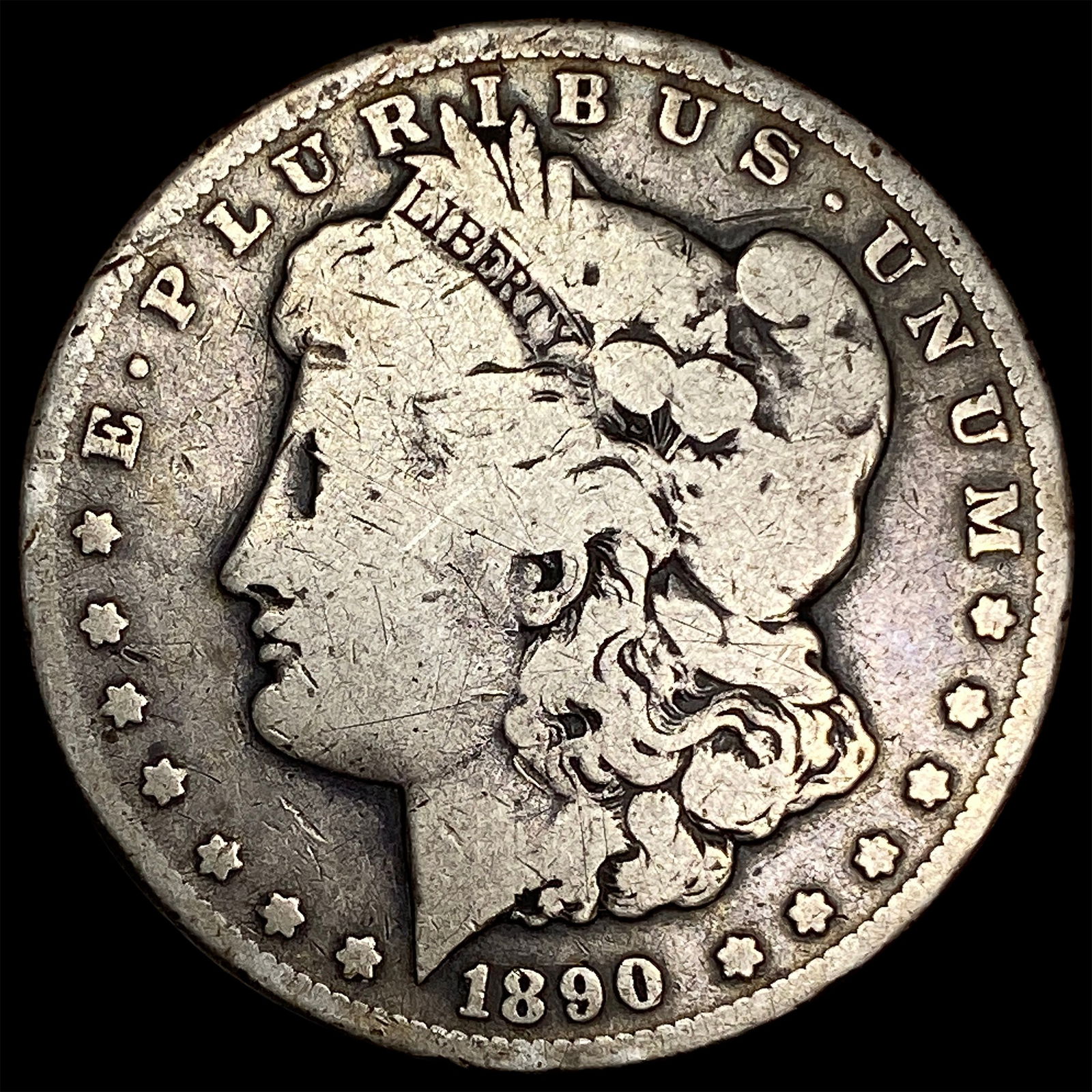 1890-CC Silver Morgan Dollar NICELY CIRCULATED (1 of 2)