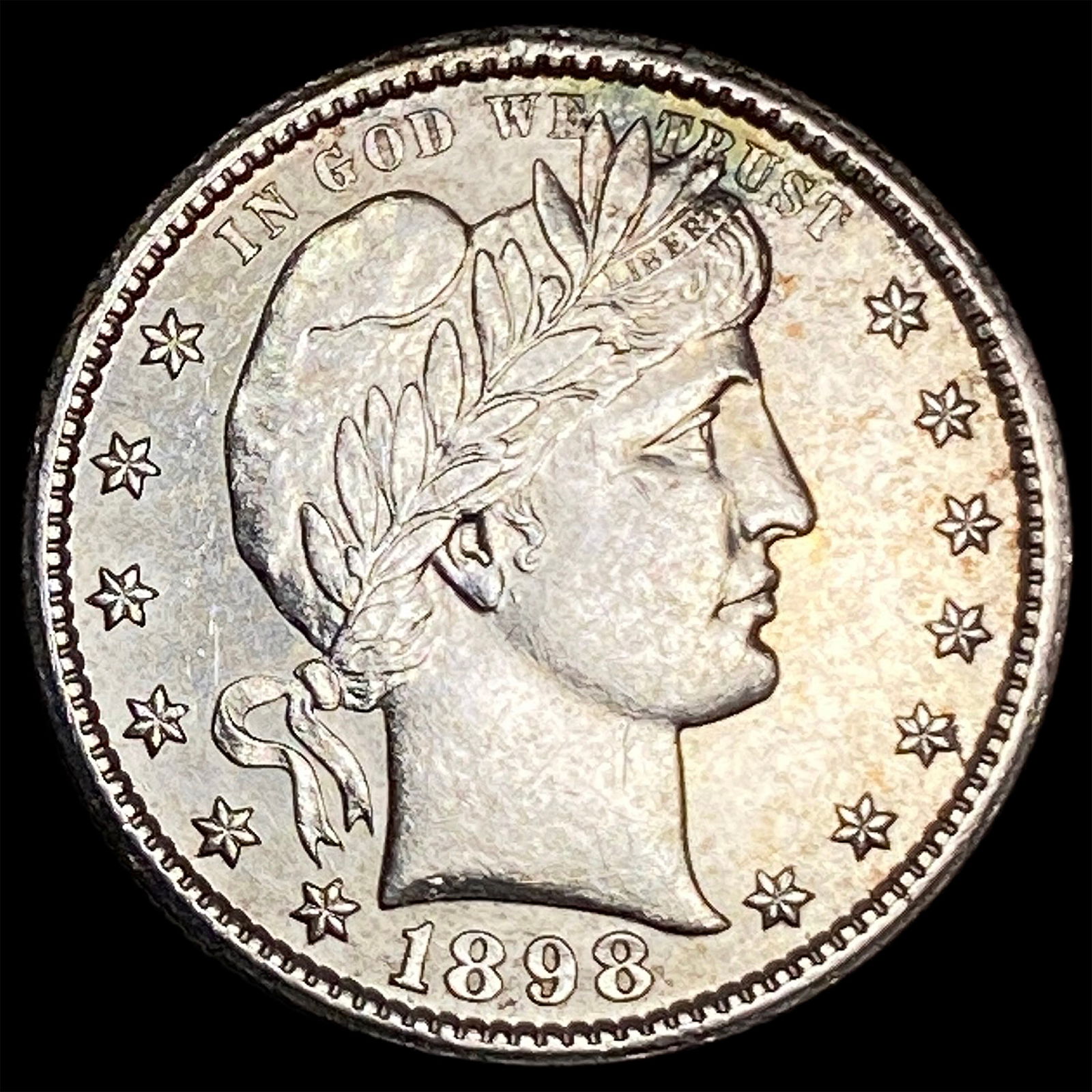 1898-S Silver Barber Quarter UNCIRCULATED (1 of 2)