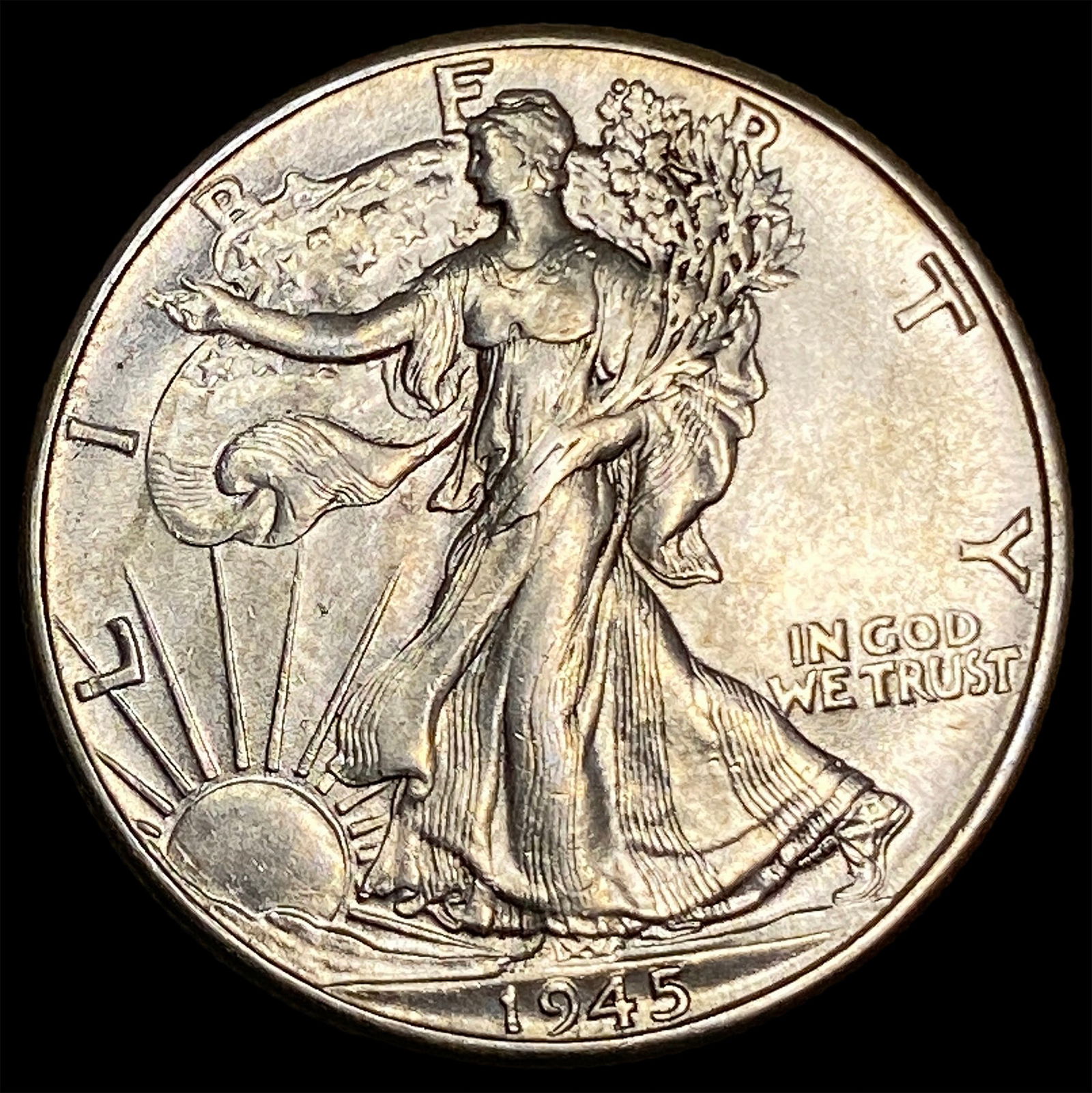 1945 Silver Half Dollar (Walking Liberty) UNCIRCULATED (1 of 2)