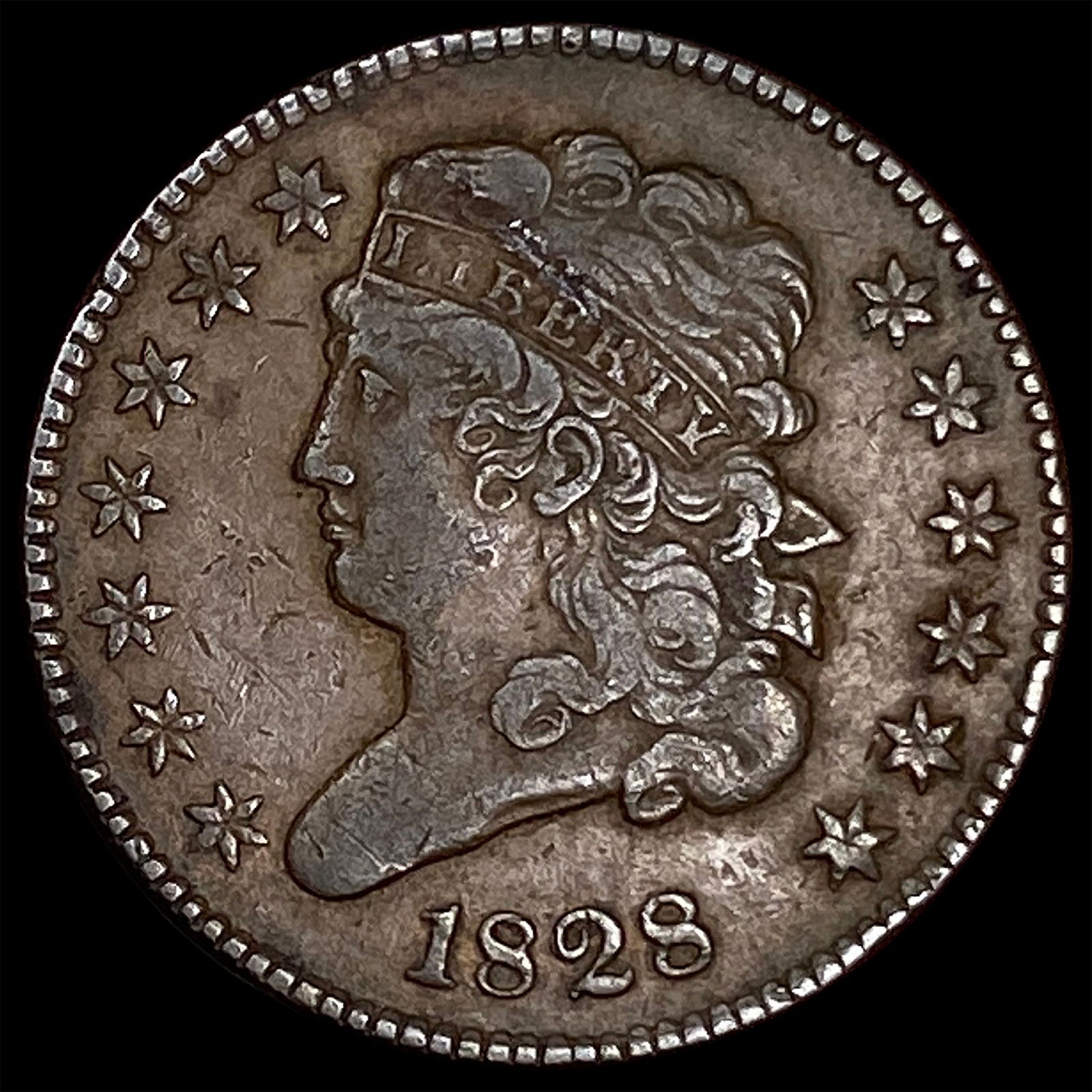 1828 Classic Head Large Cent LIGHTLY CIRCULATED (1 of 2)