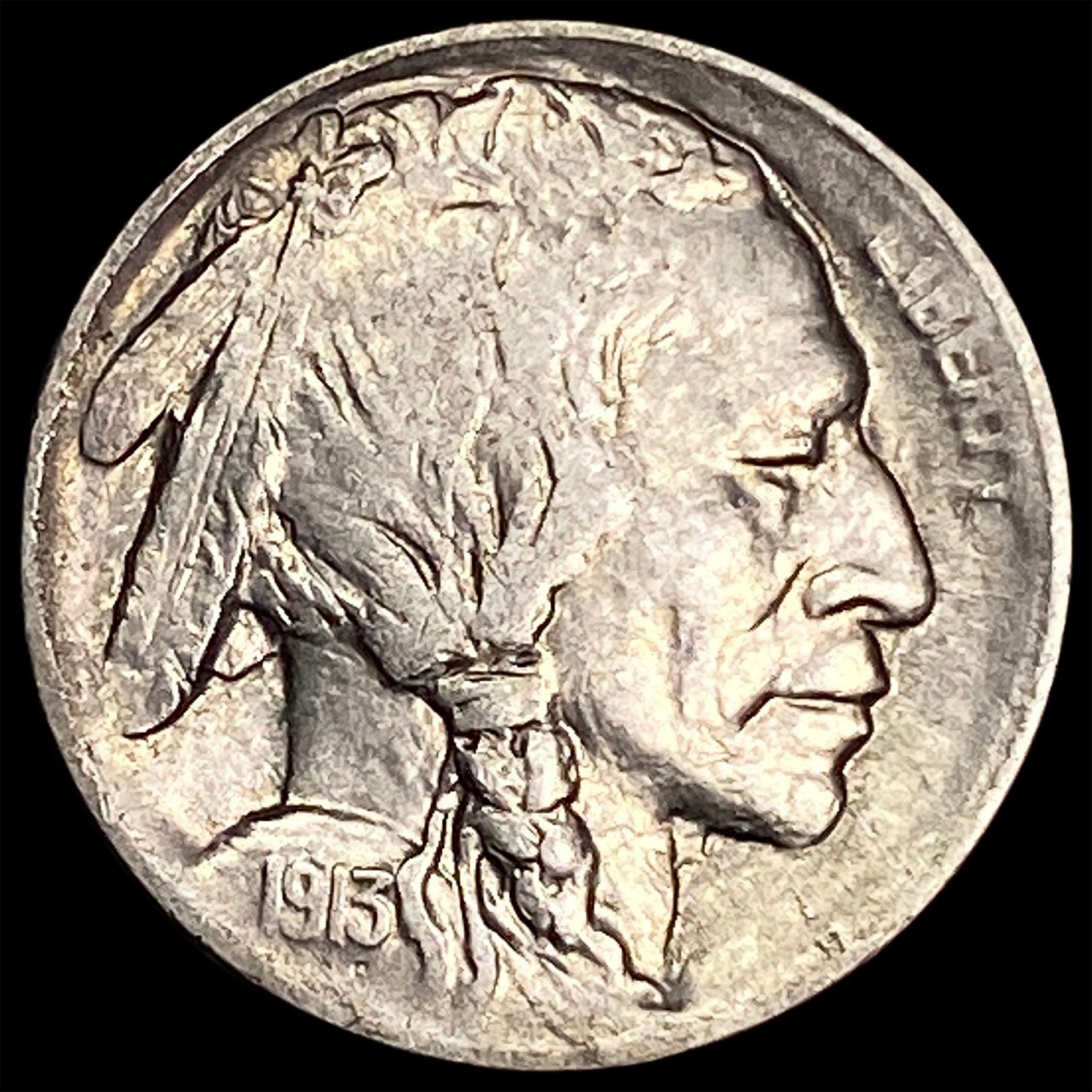 1913-S Buffalo Nickel CLOSELY UNCIRCULATED (1 of 2)