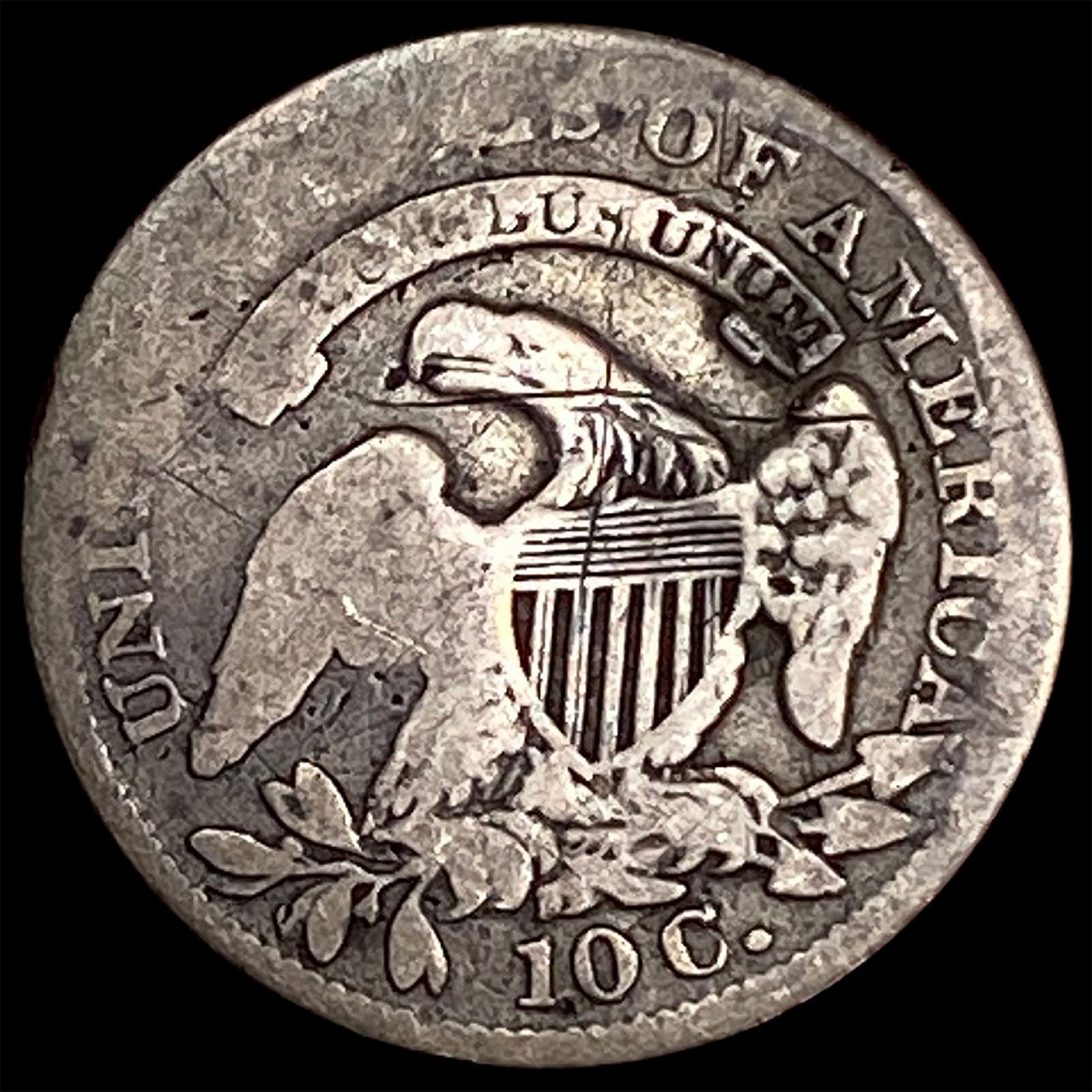 1833 Capped Bust Dime HIGH GRADE - 2