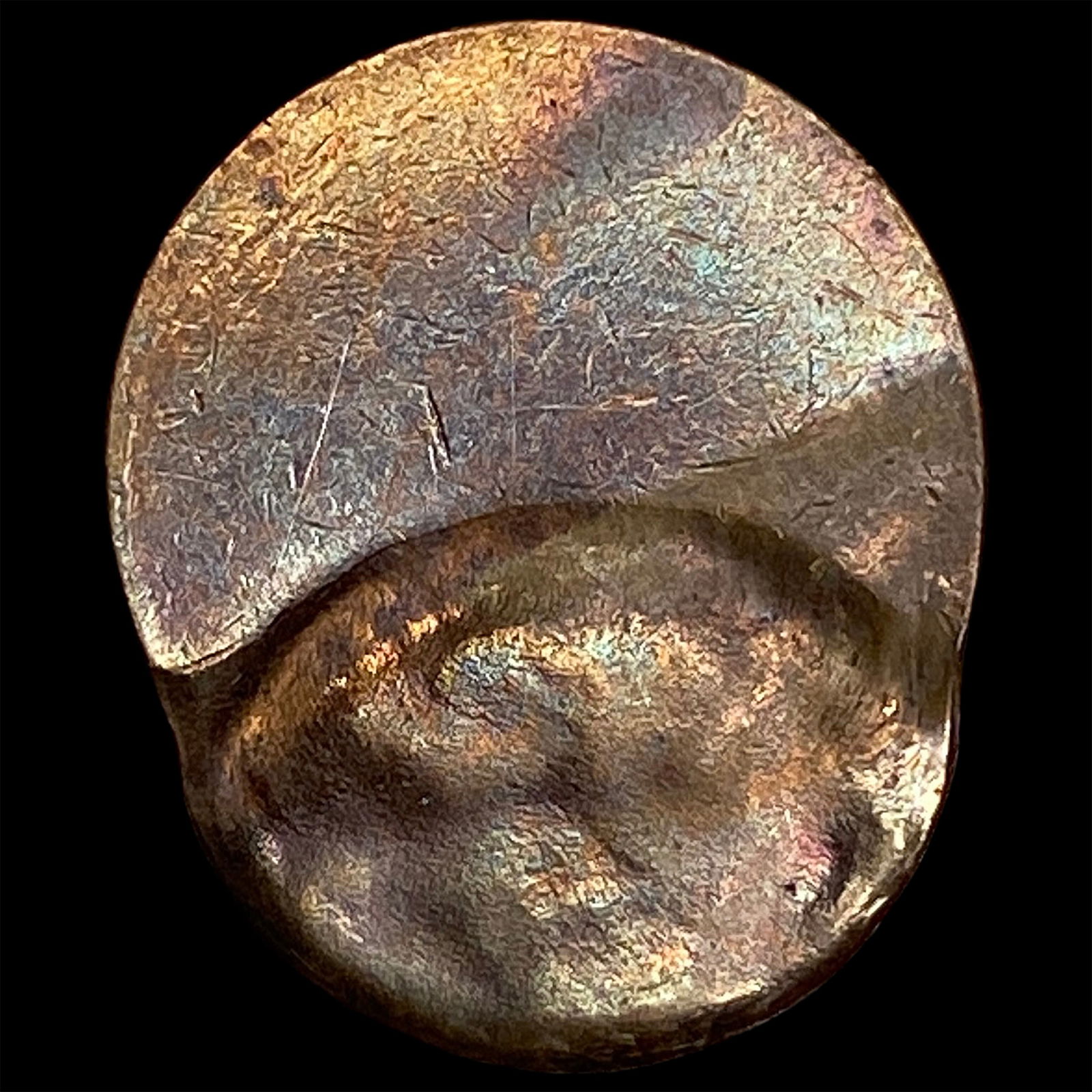 This is a Lincoln Memorial Cent with a die cap error. UNCIRCULATED (1 of 2)