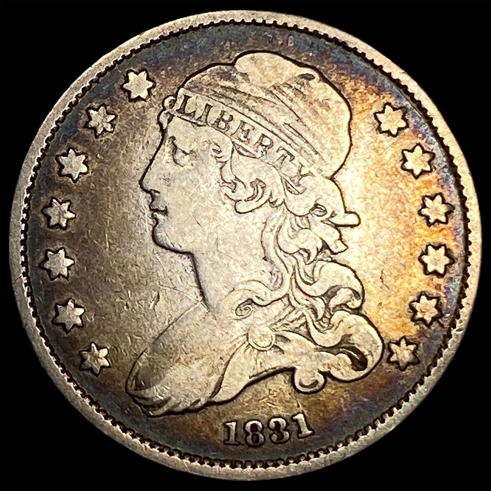 1831 Capped Bust Silver Quarter LIGHTLY CIRCULATED (1 of 2)