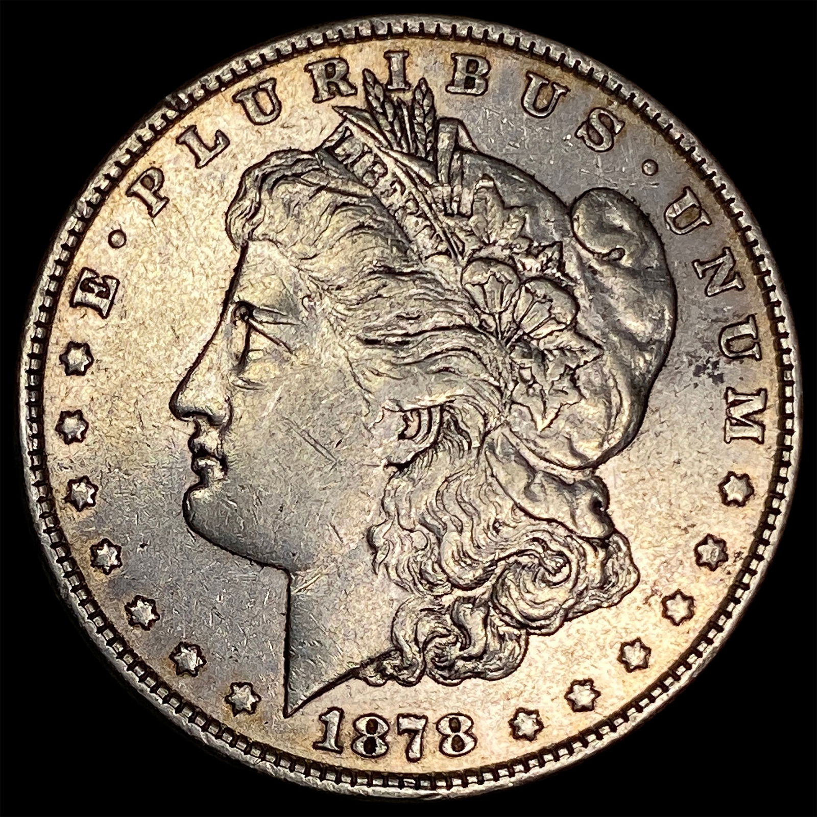 1878 8TF Silver Morgan Dollar NEARLY UNCIRCULATED (1 of 2)