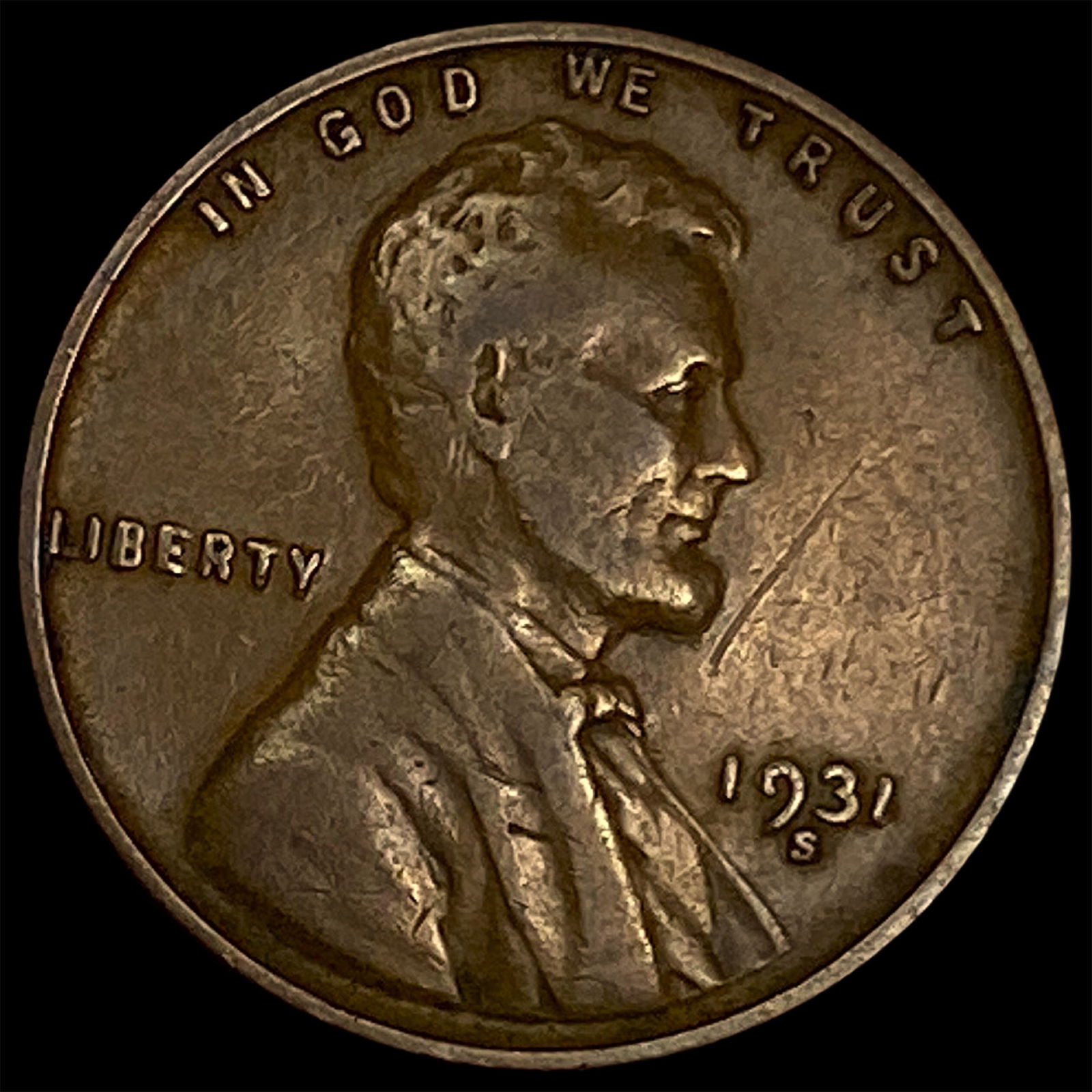 1931-S Lincoln Wheat Cent CLOSELY UNCIRCULATED (1 of 2)