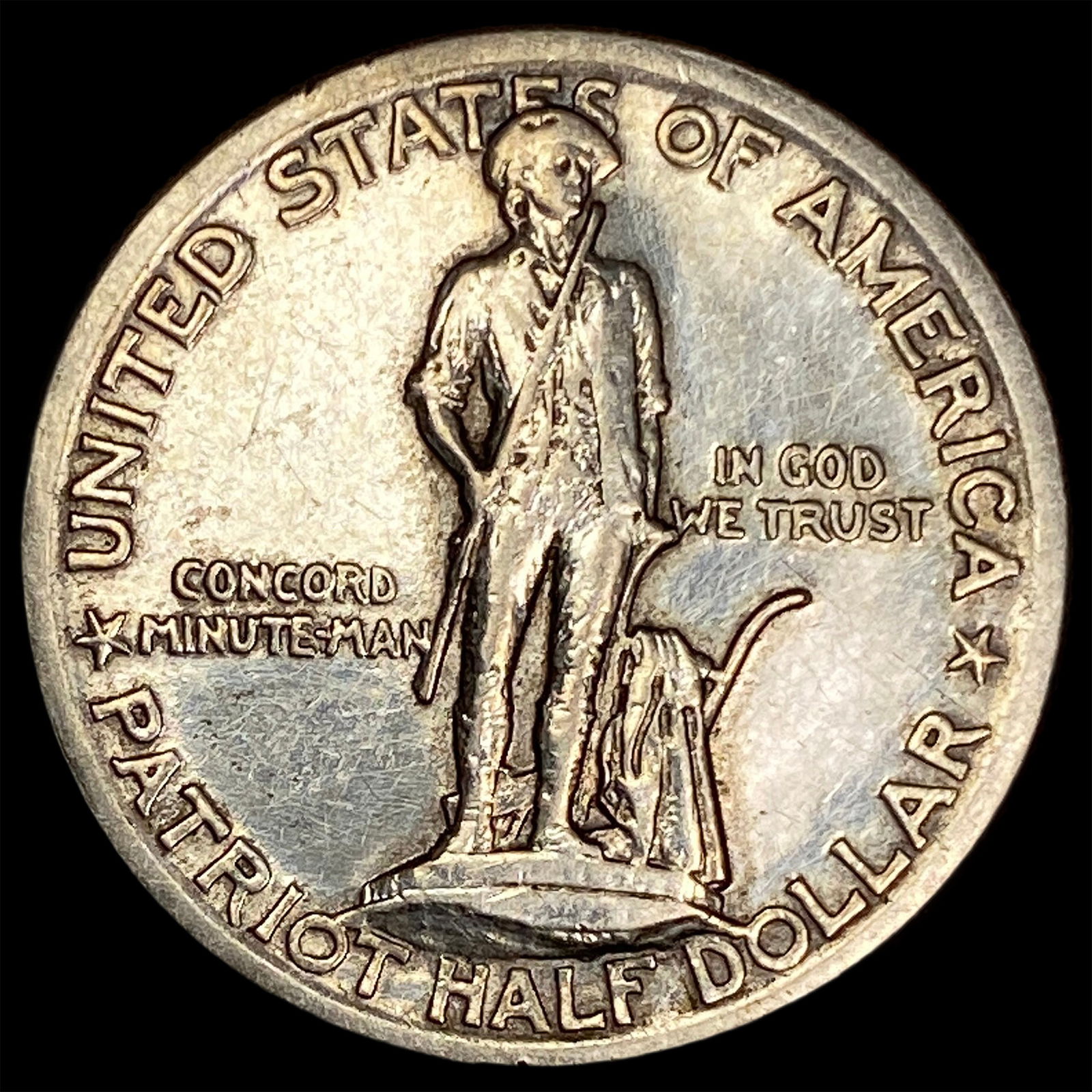 1925 Silver Lexington-Concord Half Dollar CLOSELY UNCIRCULATED (1 of 2)