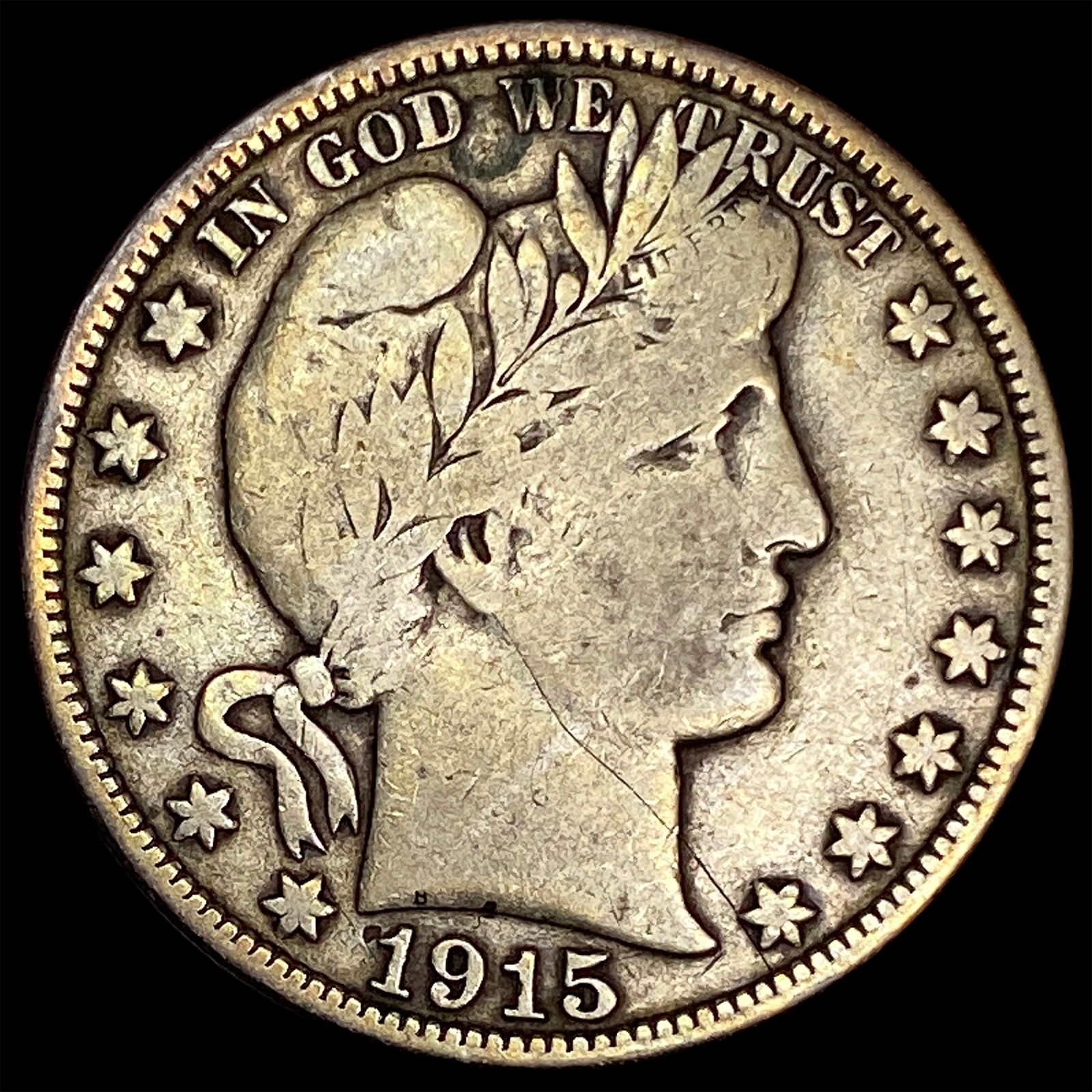 1915 Barber Half Dollar LIGHTLY CIRCULATED (1 of 2)