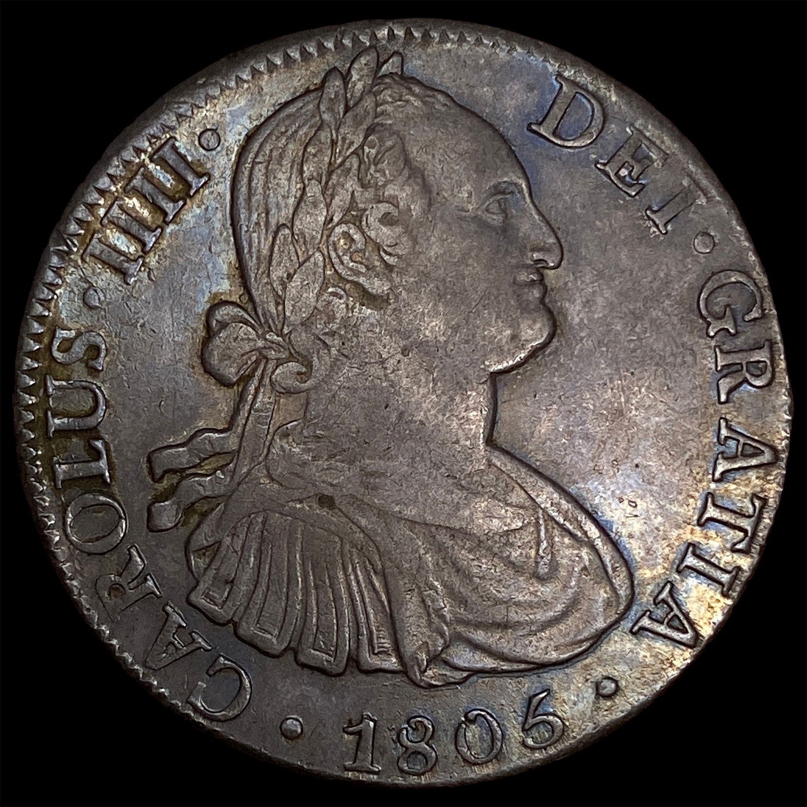 1805-MH Silver 8 Reales Mexico Mint HIGH GRADE (1 of 2)