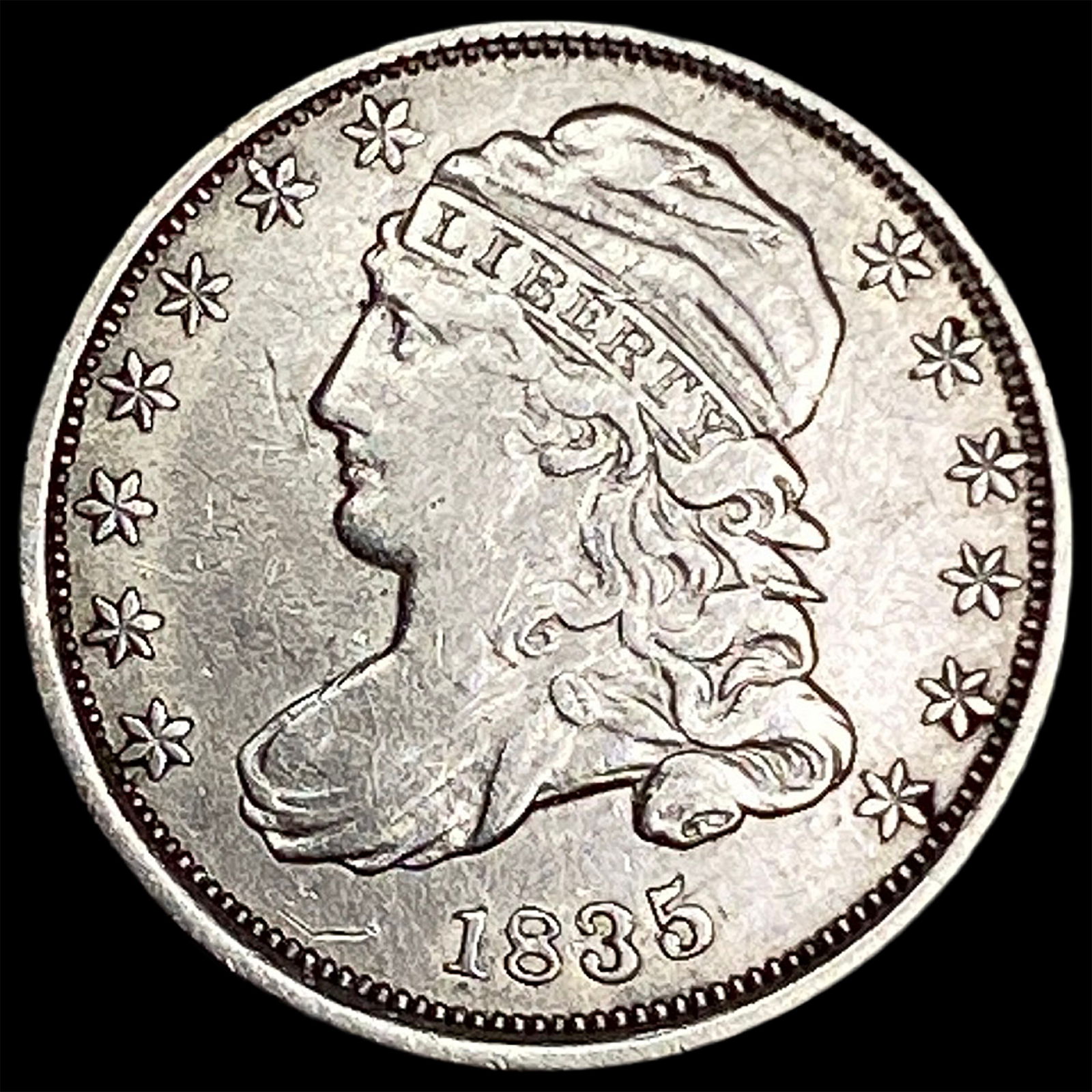 1835 Capped Bust Dime CLOSELY UNCIRCULATED (1 of 2)