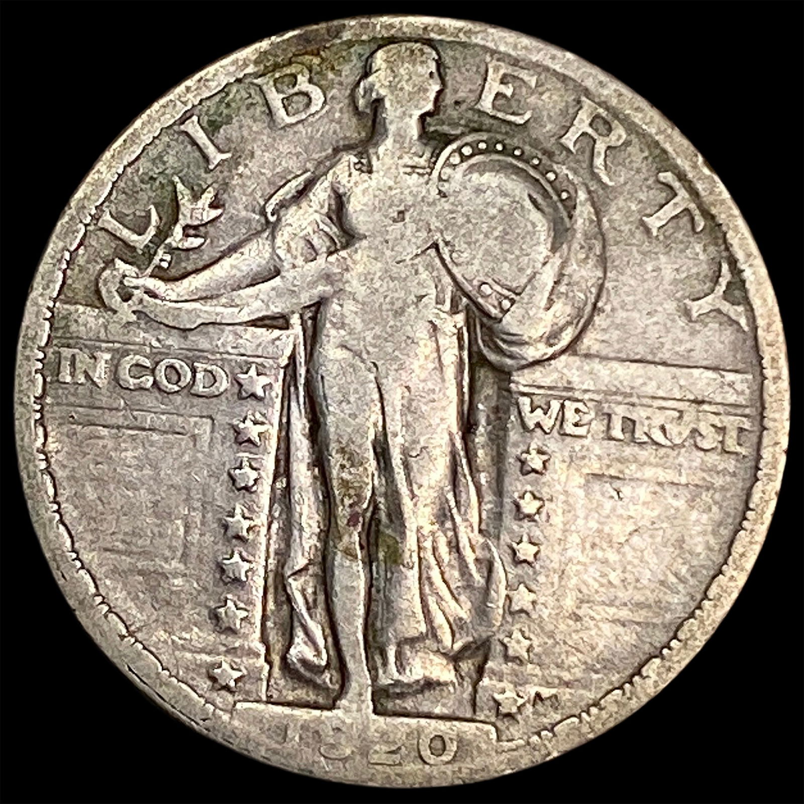 1920 Standing Liberty Silver Quarter LIGHTLY CIRCULATED (1 of 2)