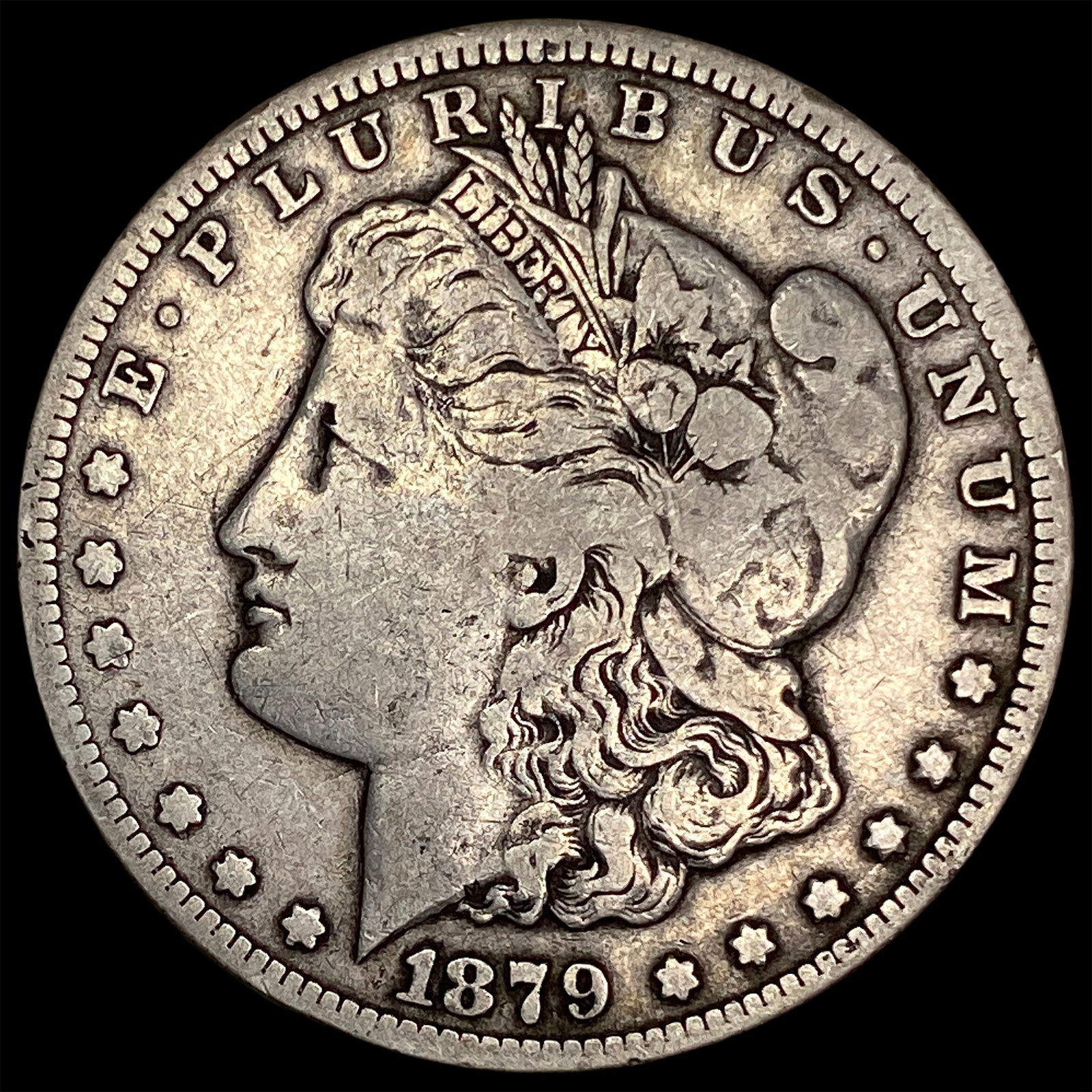 1879-CC Silver Morgan Dollar LIGHTLY CIRCULATED (1 of 2)