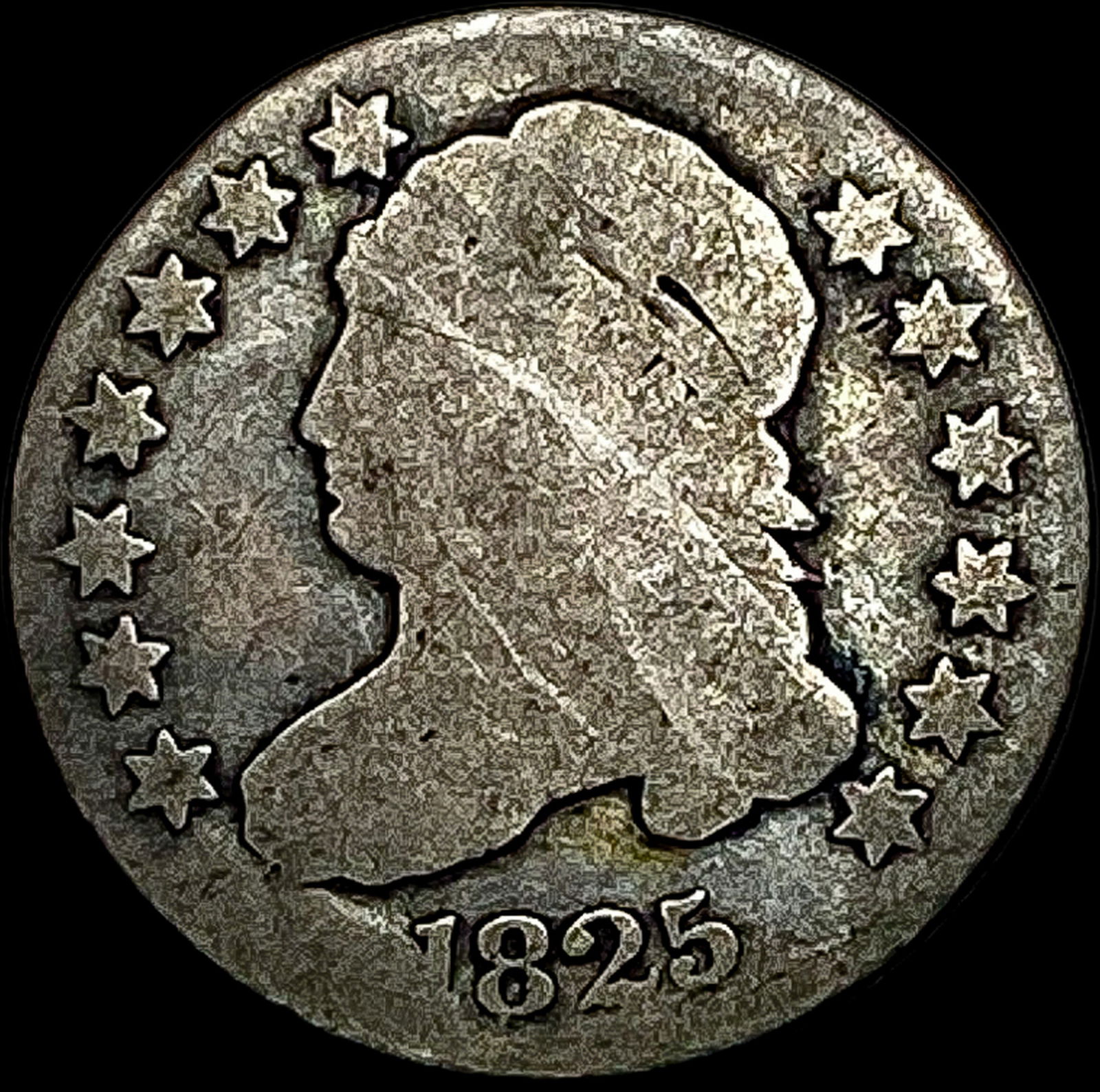 1825 Capped Bust Dime NICELY CIRCULATED (1 of 2)