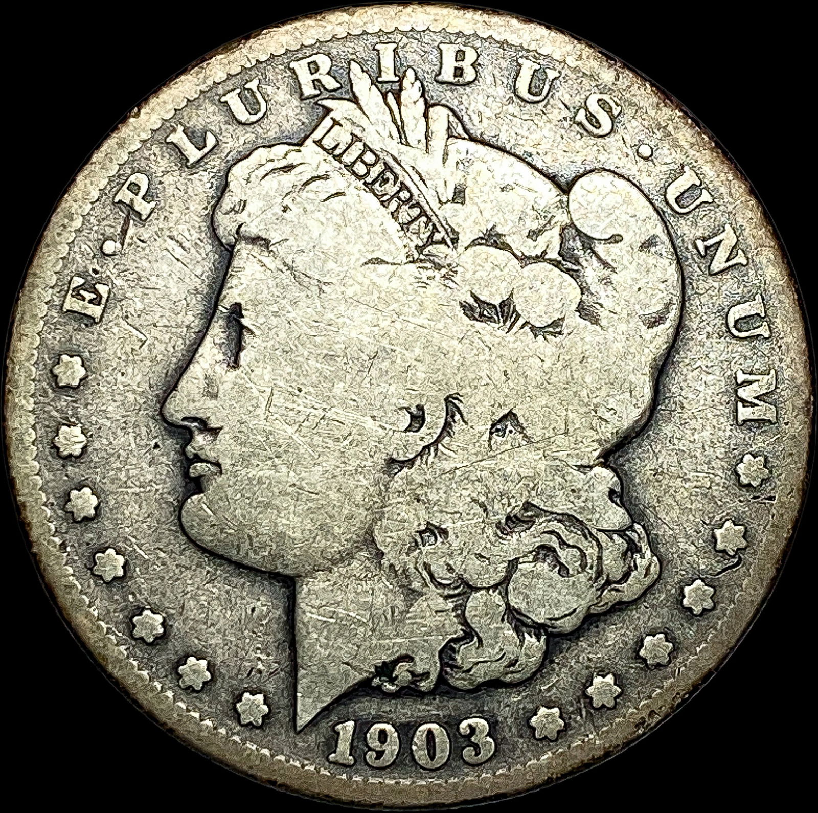 1903-S Silver Morgan Dollar NICELY CIRCULATED (1 of 2)