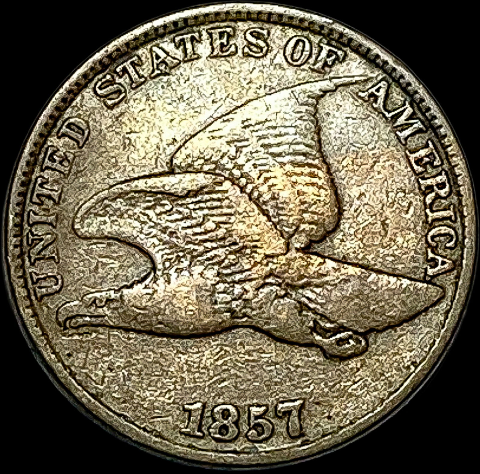 1857 Flying Eagle Cent LIGHTLY CIRCULATED (1 of 2)