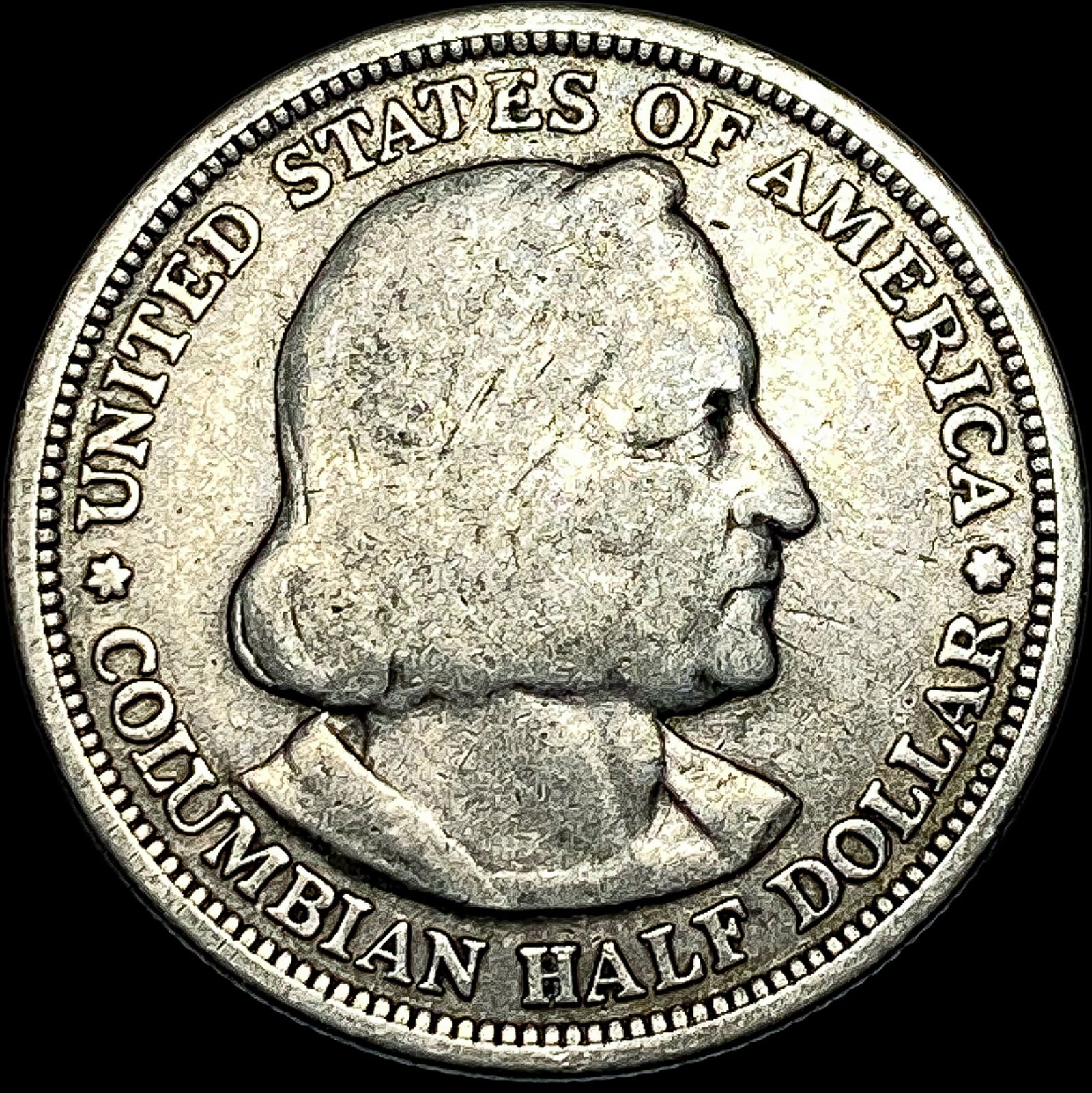 1893 Silver Columbian Half Dollar NICELY CIRCULATED (1 of 2)