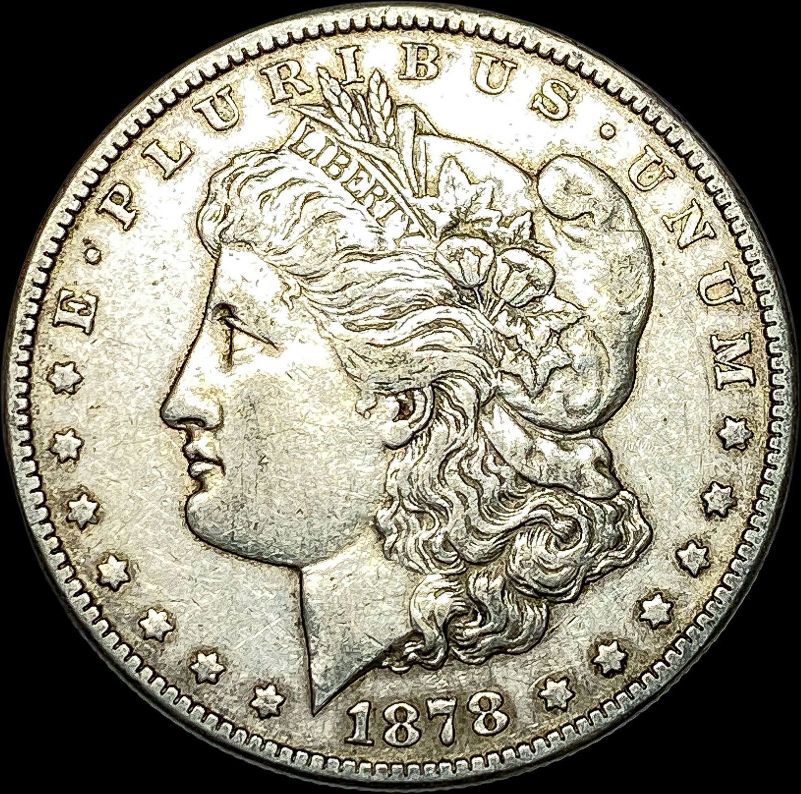 1878-CC Silver Morgan Dollar NEARLY UNCIRCULATED (1 of 2)