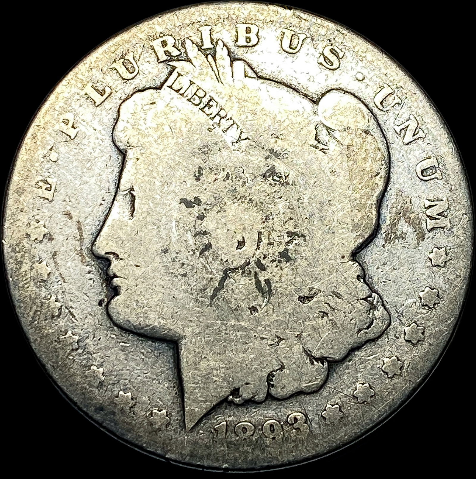 1893-CC Silver Morgan Dollar NICELY CIRCULATED (1 of 2)