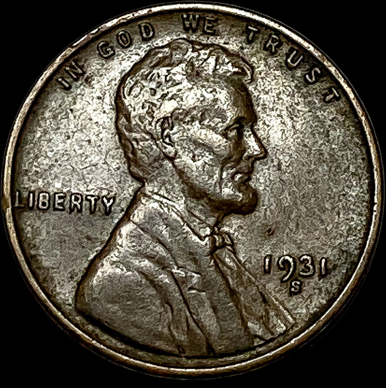1931-S Lincoln Wheat Cent NEARLY UNCIRCULATED (1 of 2)