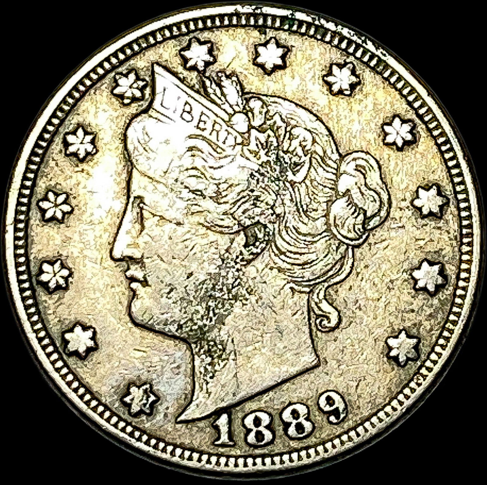 1889 Liberty Head Nickel HIGH GRADE (1 of 2)